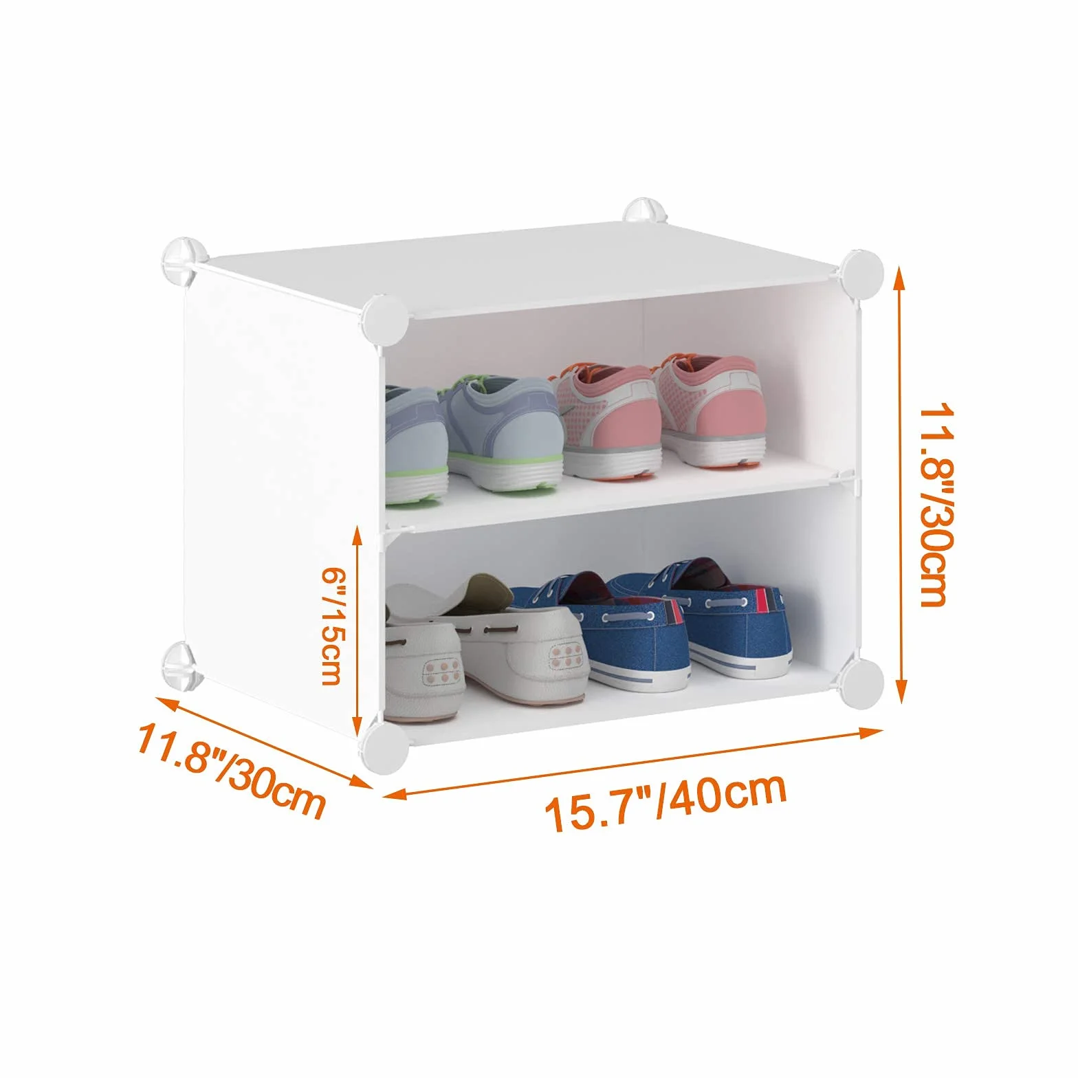 HOMIDEC Scarpiera 7 Livelli Portascarpe 28 Paia di Scarpe Scaffale Armadio Ingresso