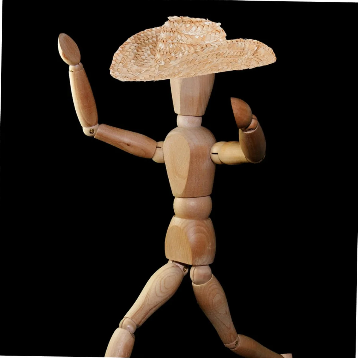 Gadpiparty 2pezzi Cappello Paglia Mini Cappello Da Cowboy Western Per Bambole Decorazione Per Torta in Miniatura Accessori Per Feste Giochi Finzione