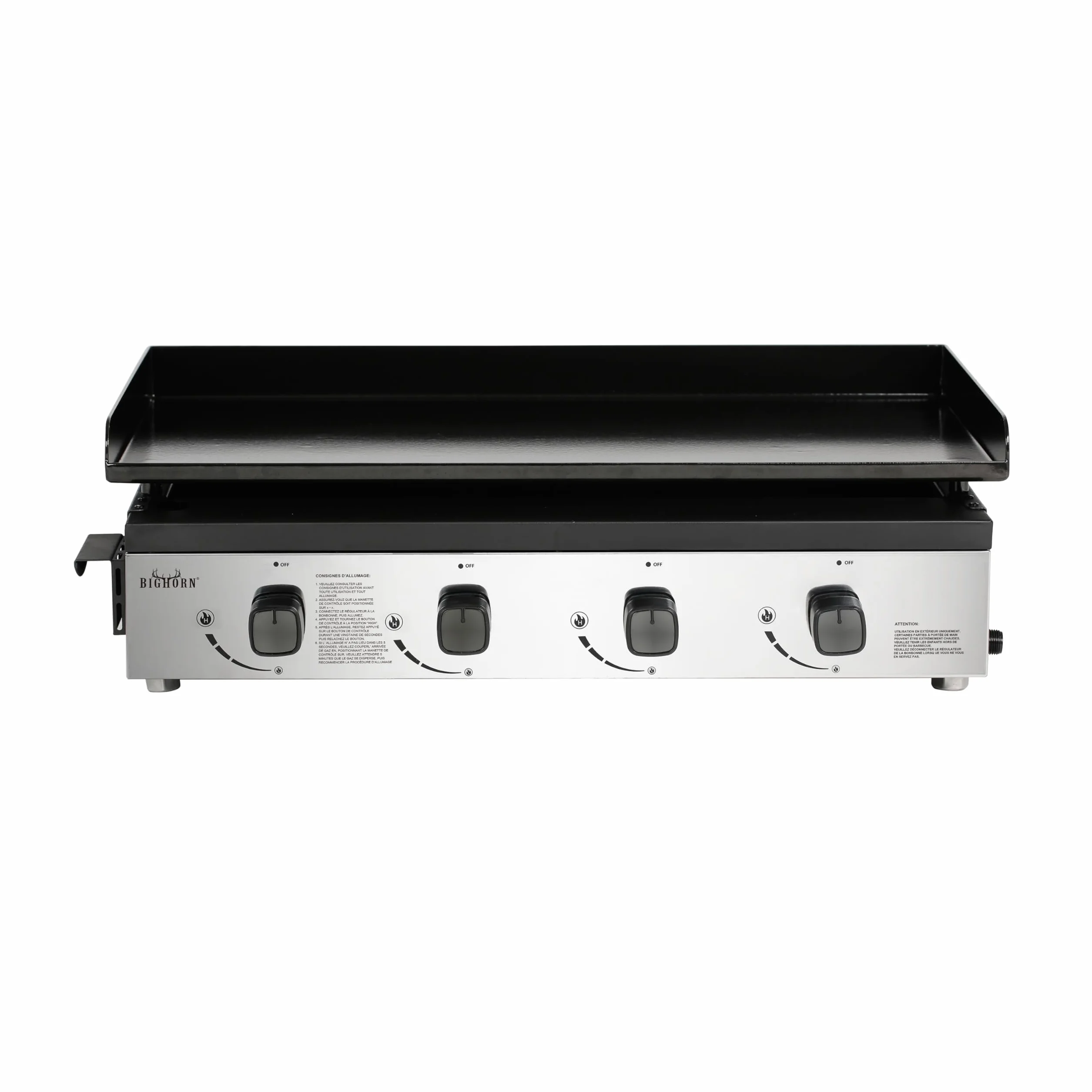 BIGHORN Plancha - Barbecue a gas, portatile, 4 bruciatori
