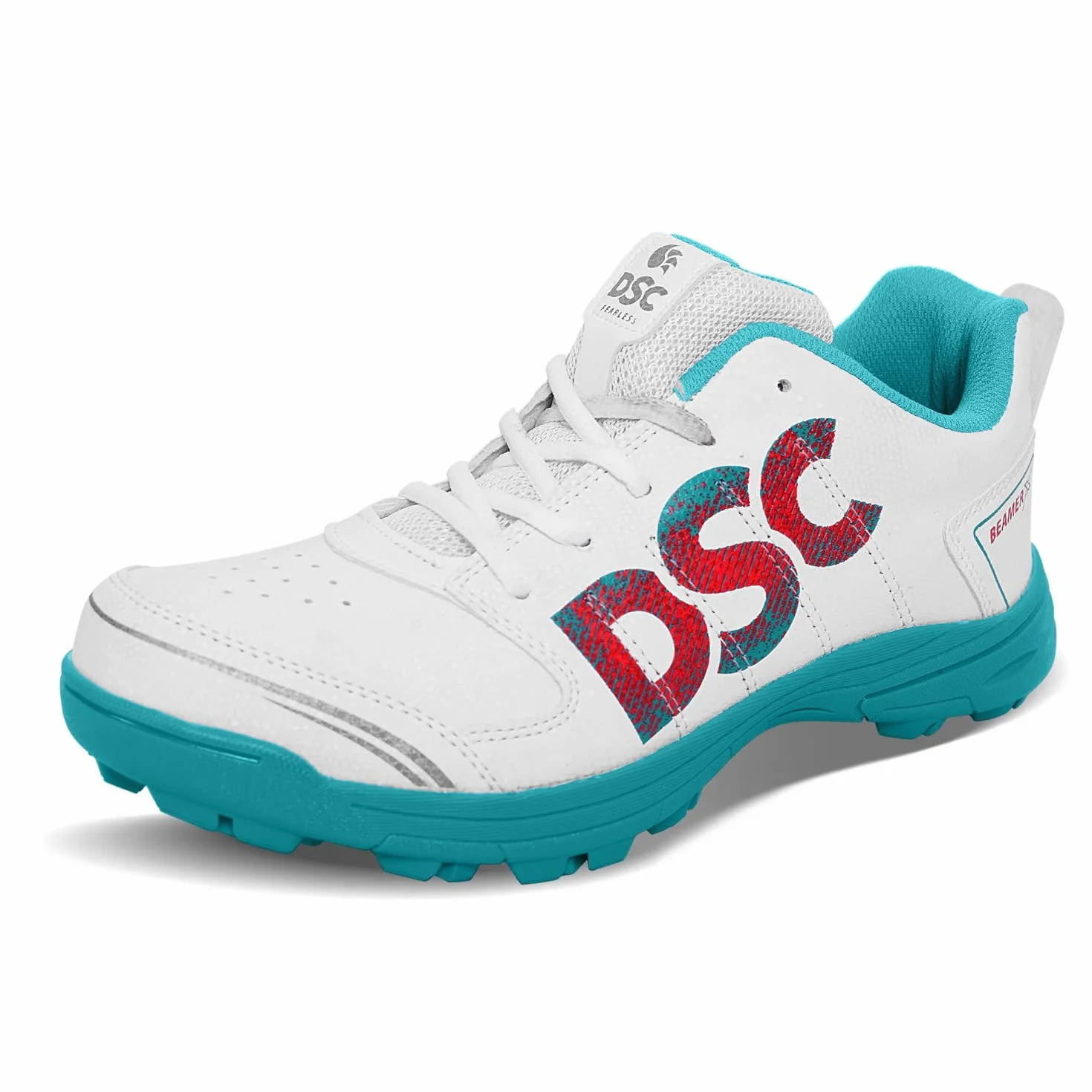 DSC Beamer X Scarpe da Cricket | Per uomini e ragazzi | Materiale: Cloruro di Polivinile | Leggere e altamente resistenti | Prestazioni durature.