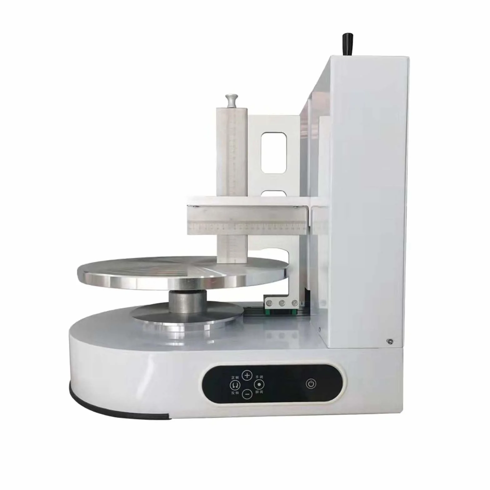 Macchina Glassare Torta Spatola da Cucina in Acciaio Inossidabile, Macchina da glassa della torta automatica, per ripieno di ripieno di torta di compleanno, Decorazione di crema di sparg(Color:Bianco)