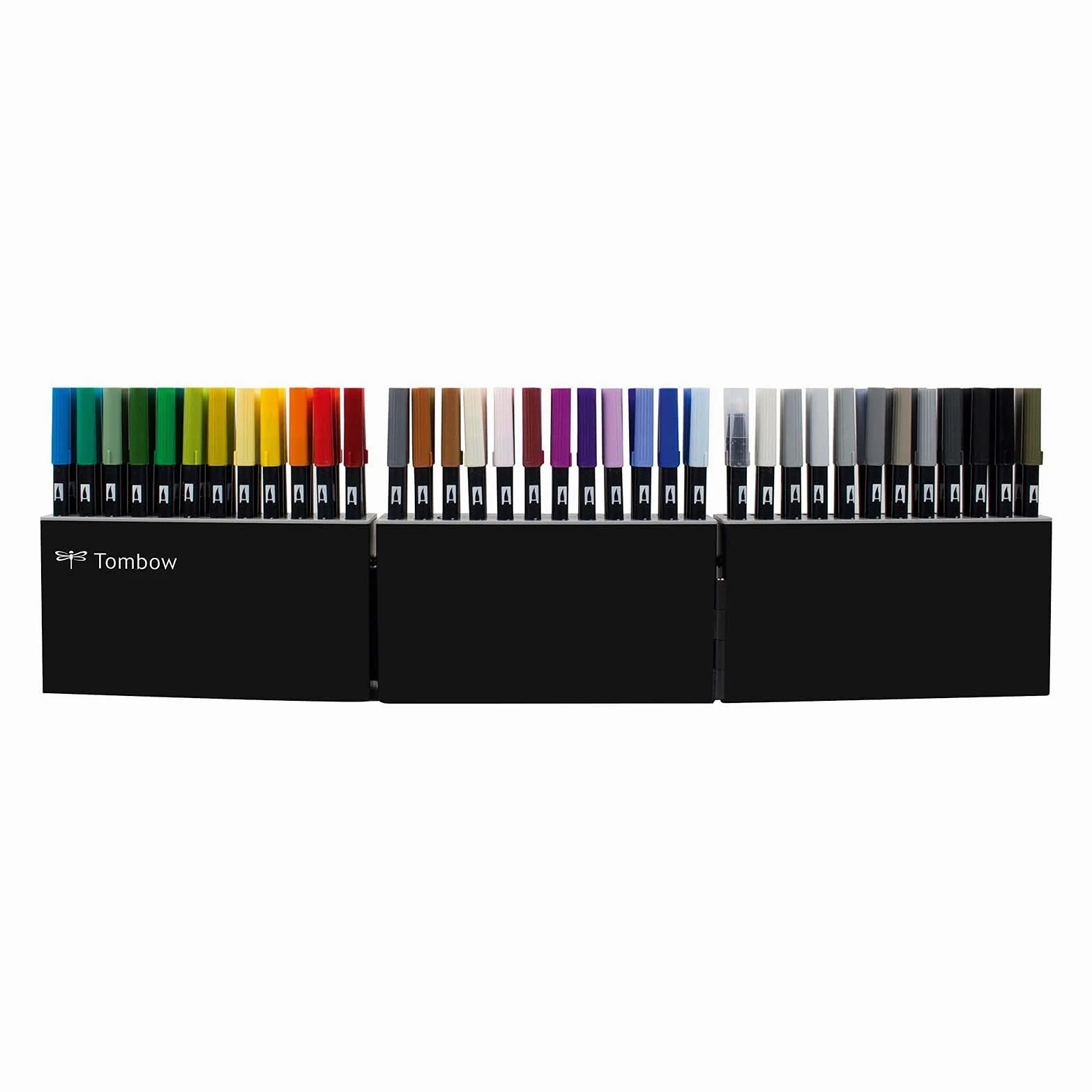 Tombow ABT-108C Dual Brush, Confezione da 107 pennarelli + blender