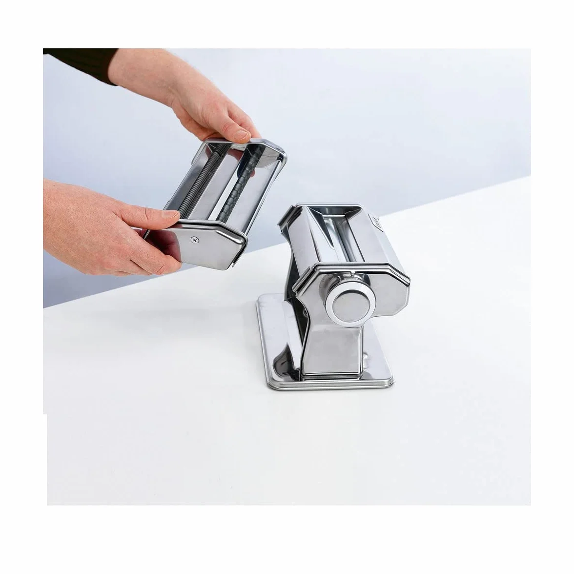 Laica PM2000 Macchina per la Pasta, Acciaio Inossidabile, Argento