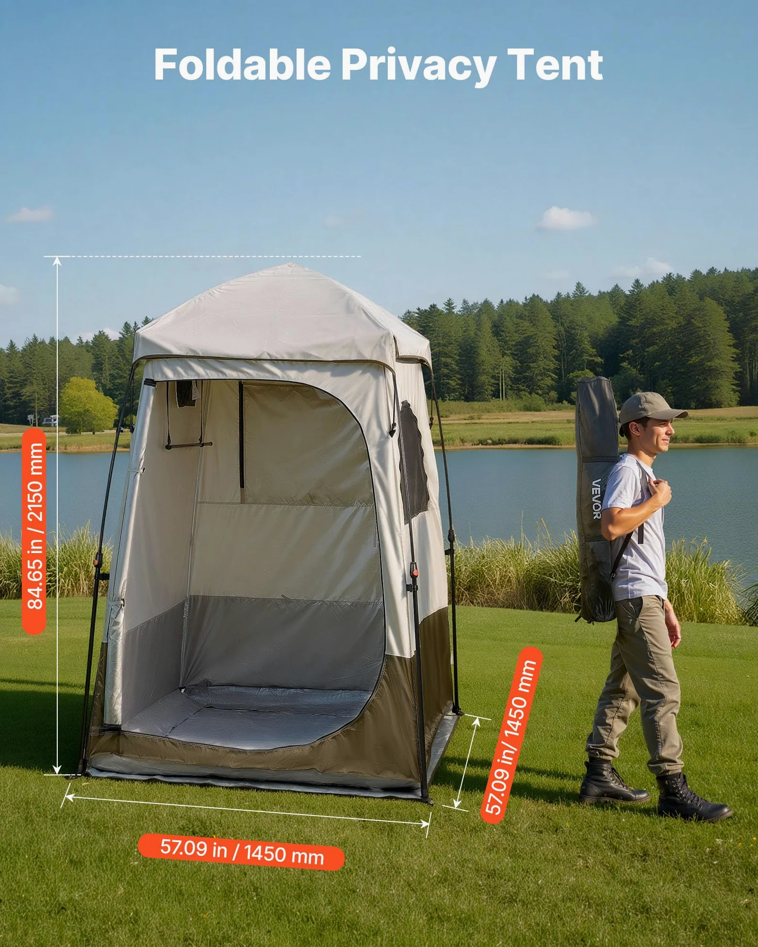 VEVOR Tenda doccia