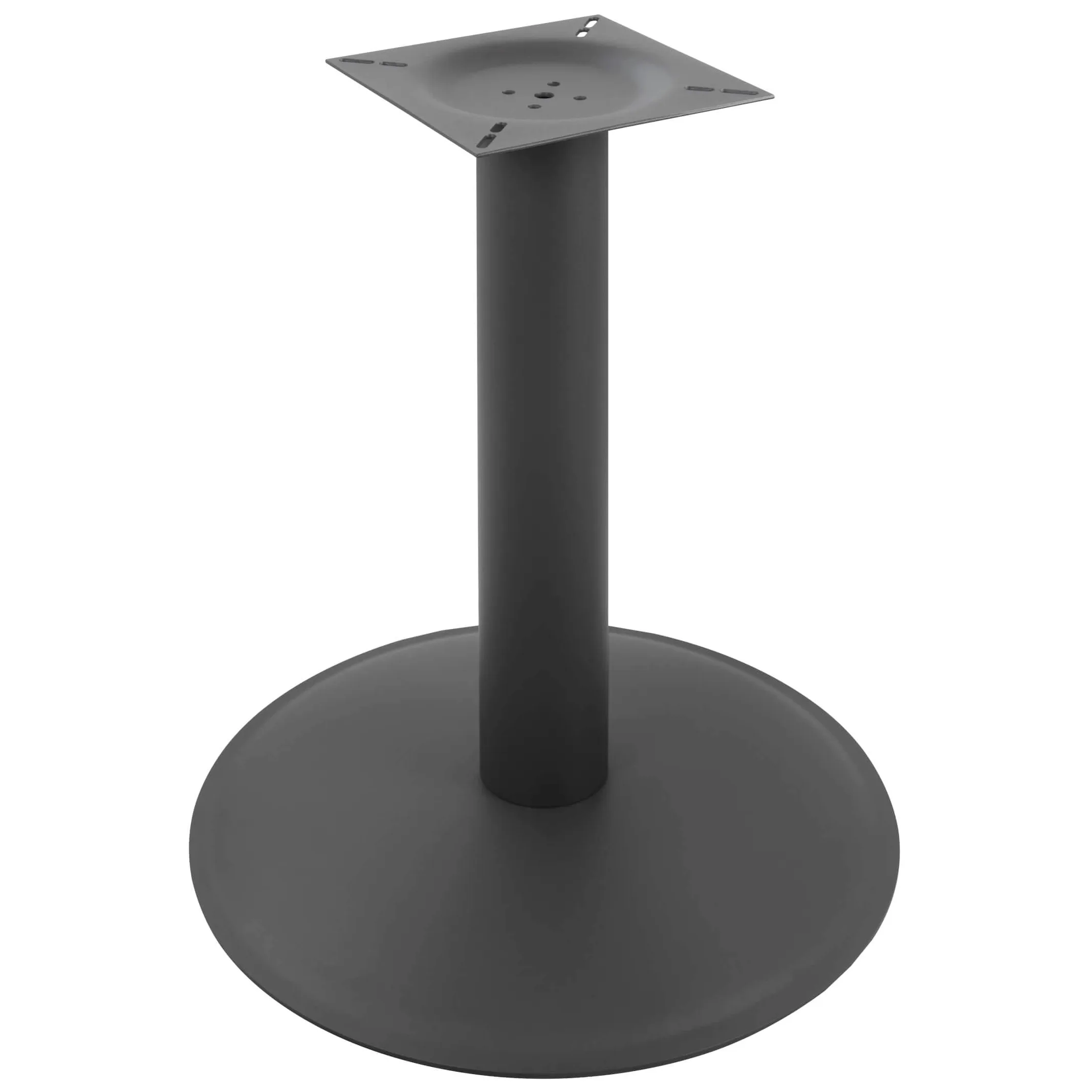 Weber Büro Optima - Tavolo rotondo per riunioni, diametro 120 cm, colore: grigio perla