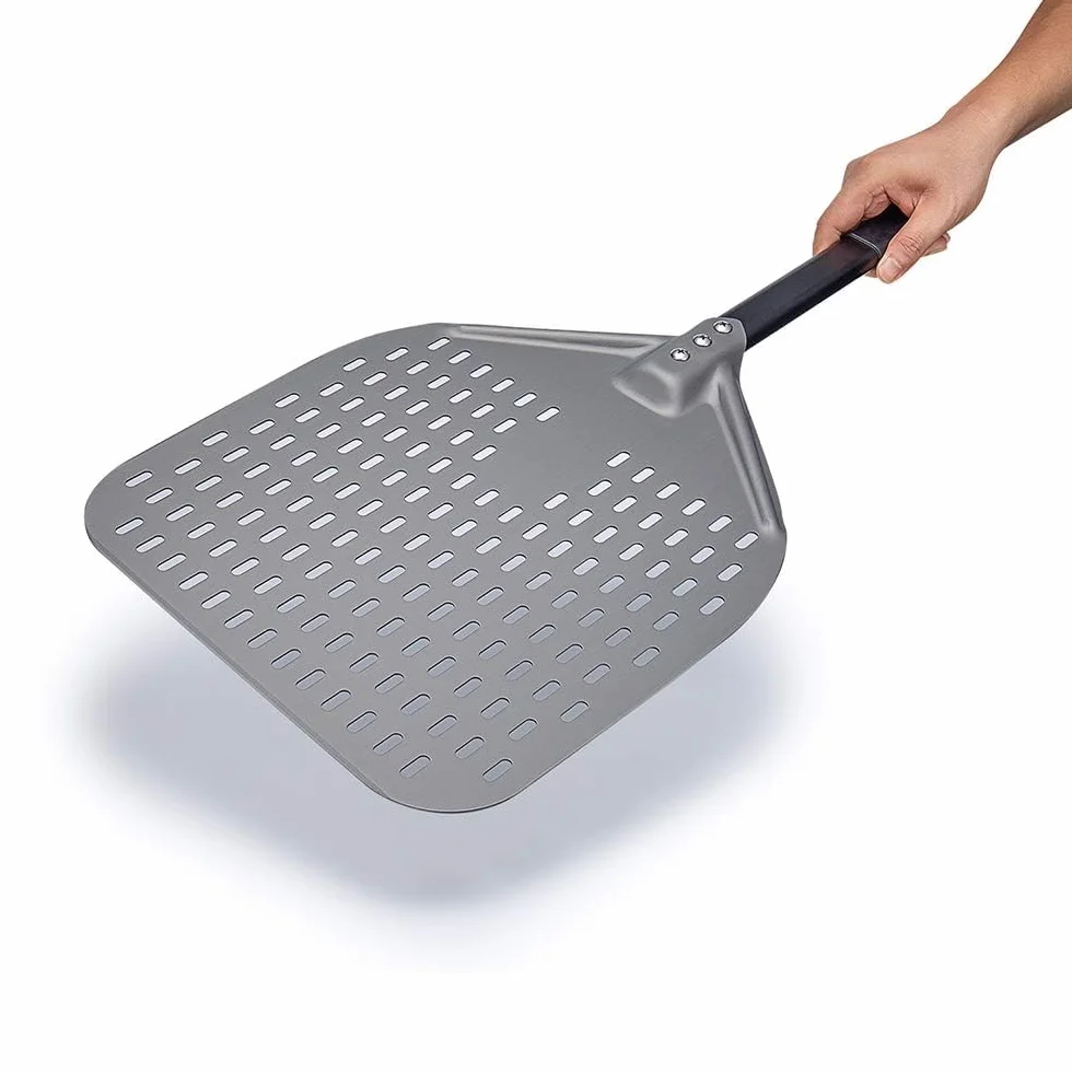 G.a HOMEFAVOR Pala per Pizza in Alluminio Anodizzato Duro con Manico Smontabile