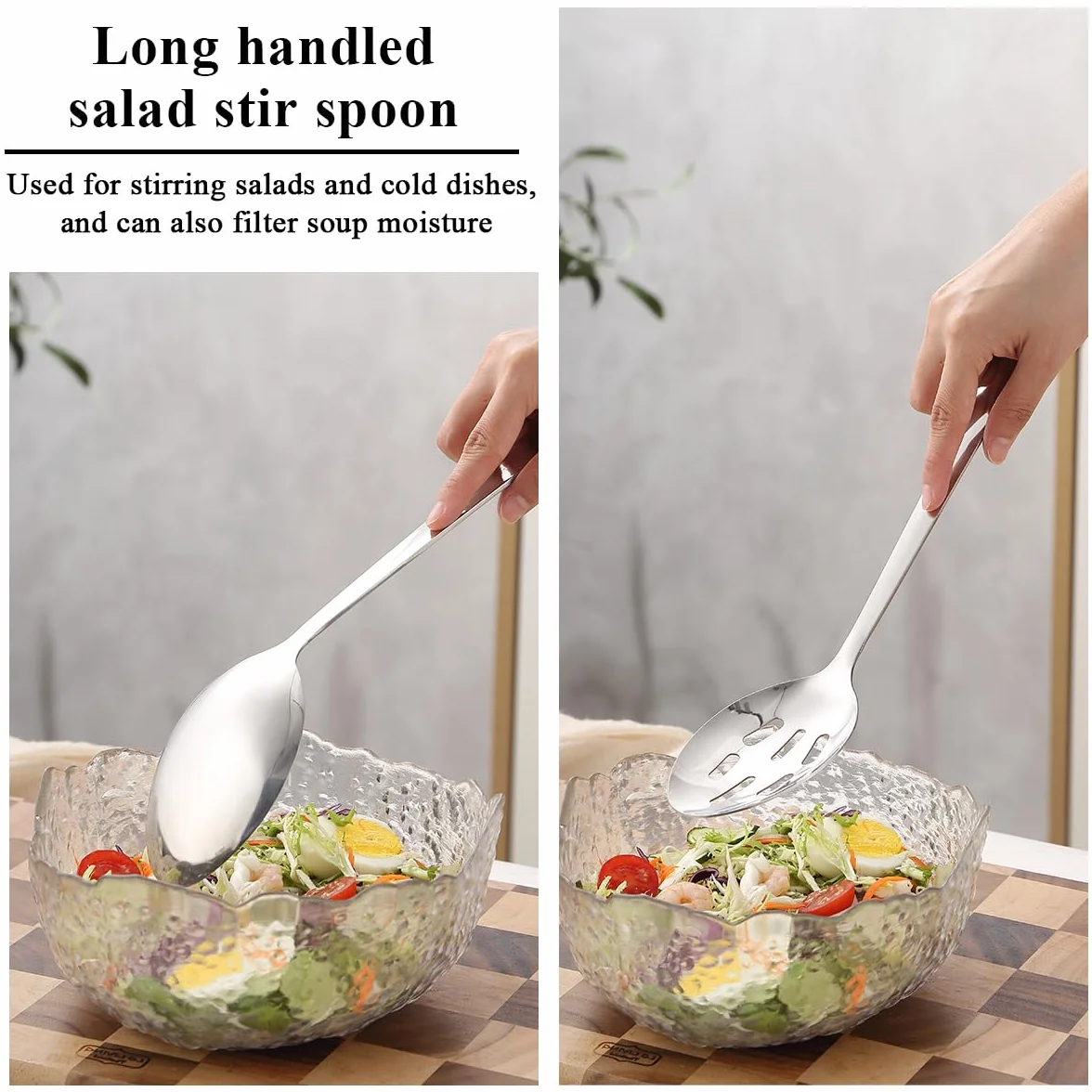 Set utensili cucina 6 pezzi acciaio inossidabile Evanda spatole impieghi gravosi