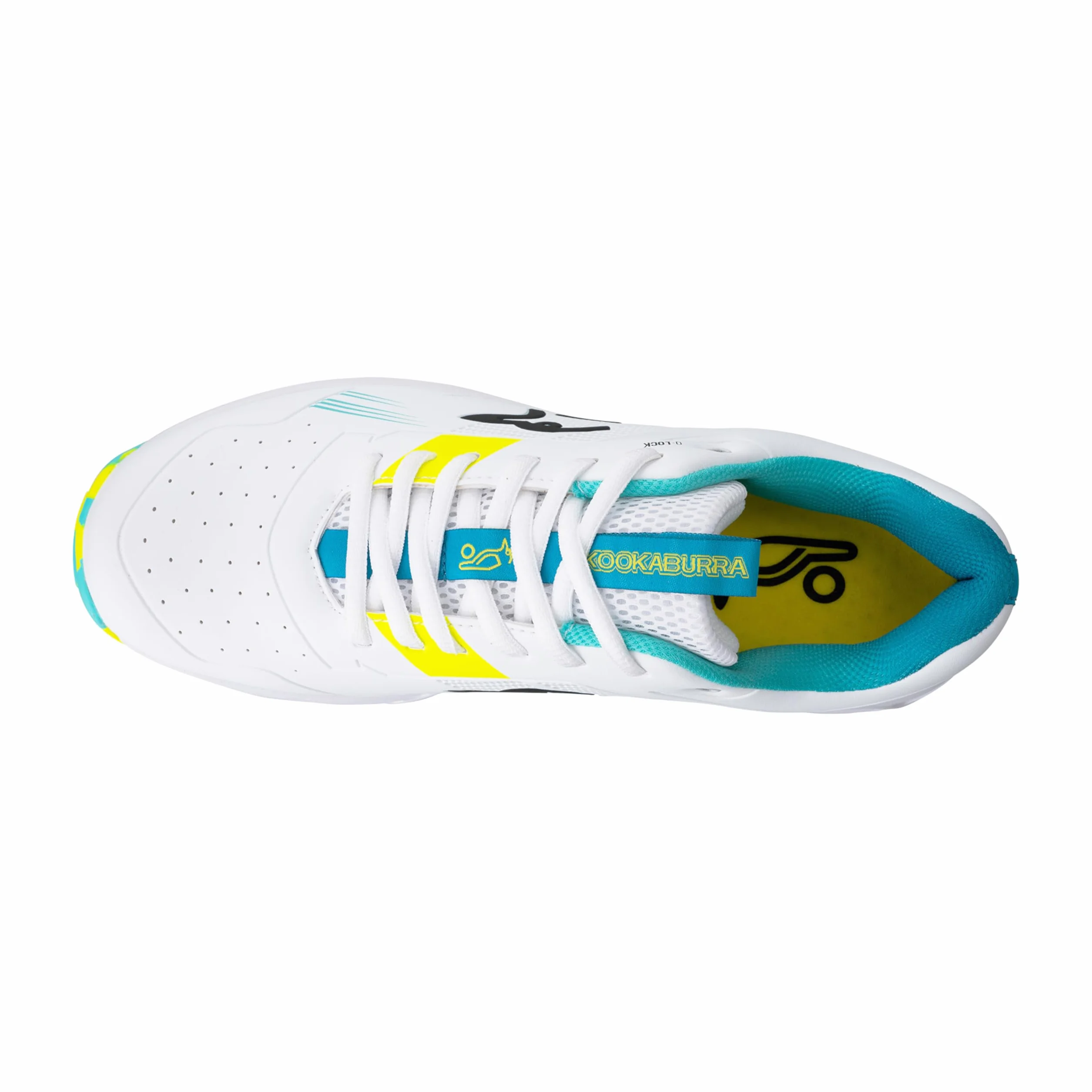 Scarpa da Cricket Kookaburra KC 3.0 con Suola in Gomma - Acqua/Giallo