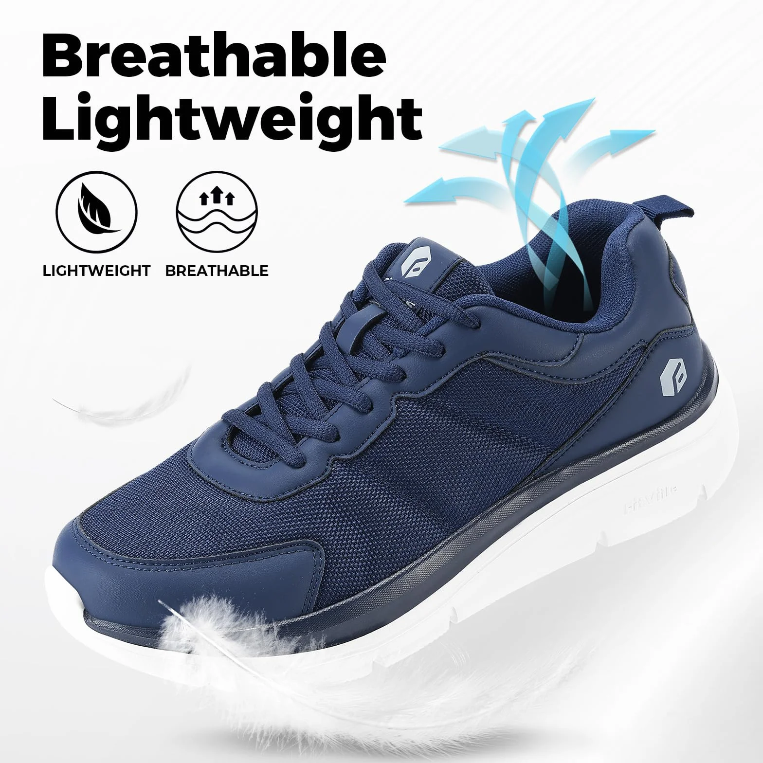 FitVille Scarpe Uomo Pianta Larga Comode Camminata Sneakers Casual Leggere Ginnastica Traspirante