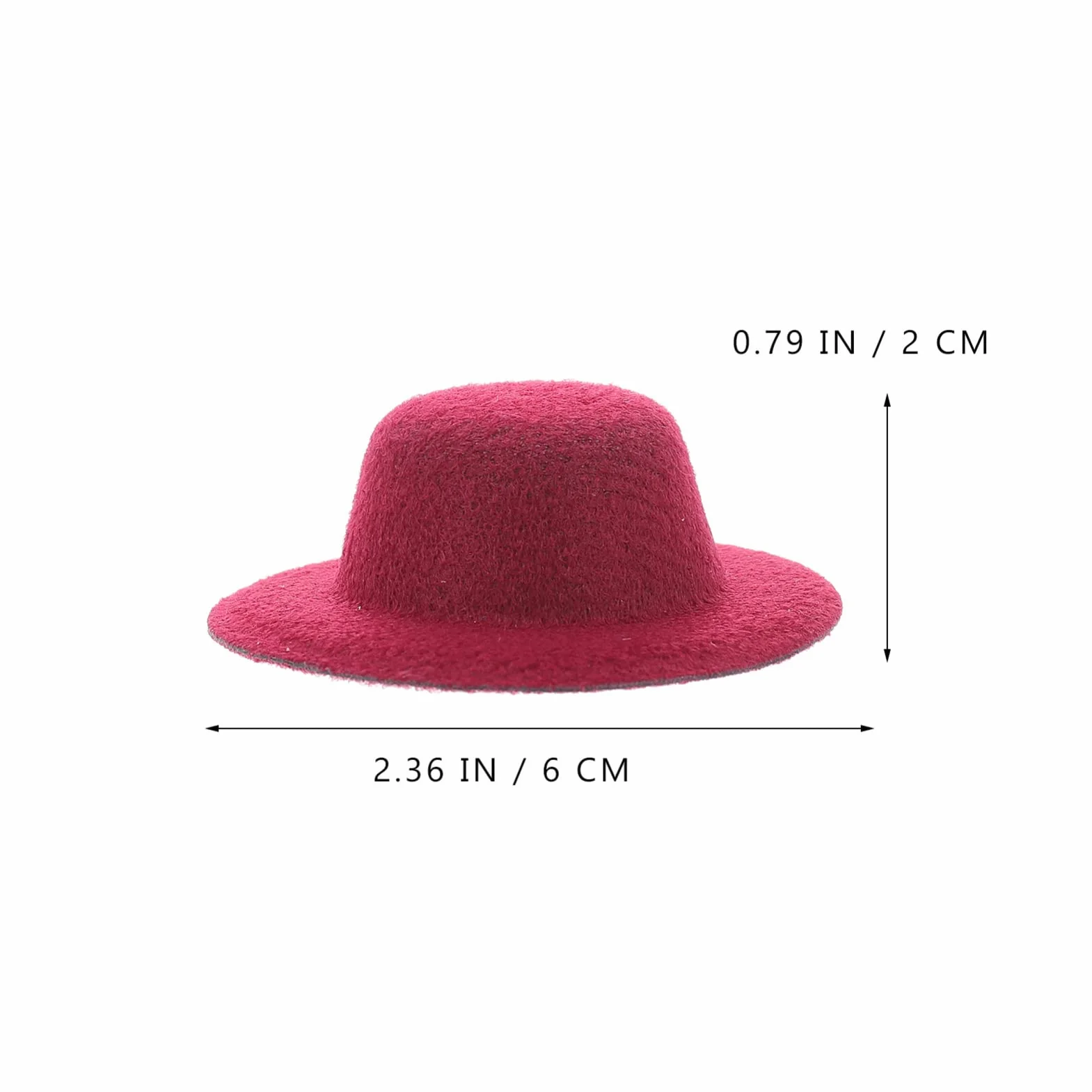 Mini Cappellino Top Cappellino Doll: 15Pcs Piccolo PET PET PET PATE LOLLLIPOP Cap Vino Bottiglia di Vino Copertura Carina Bambola Cappelli per Fai da Te Artigianato Artigianale