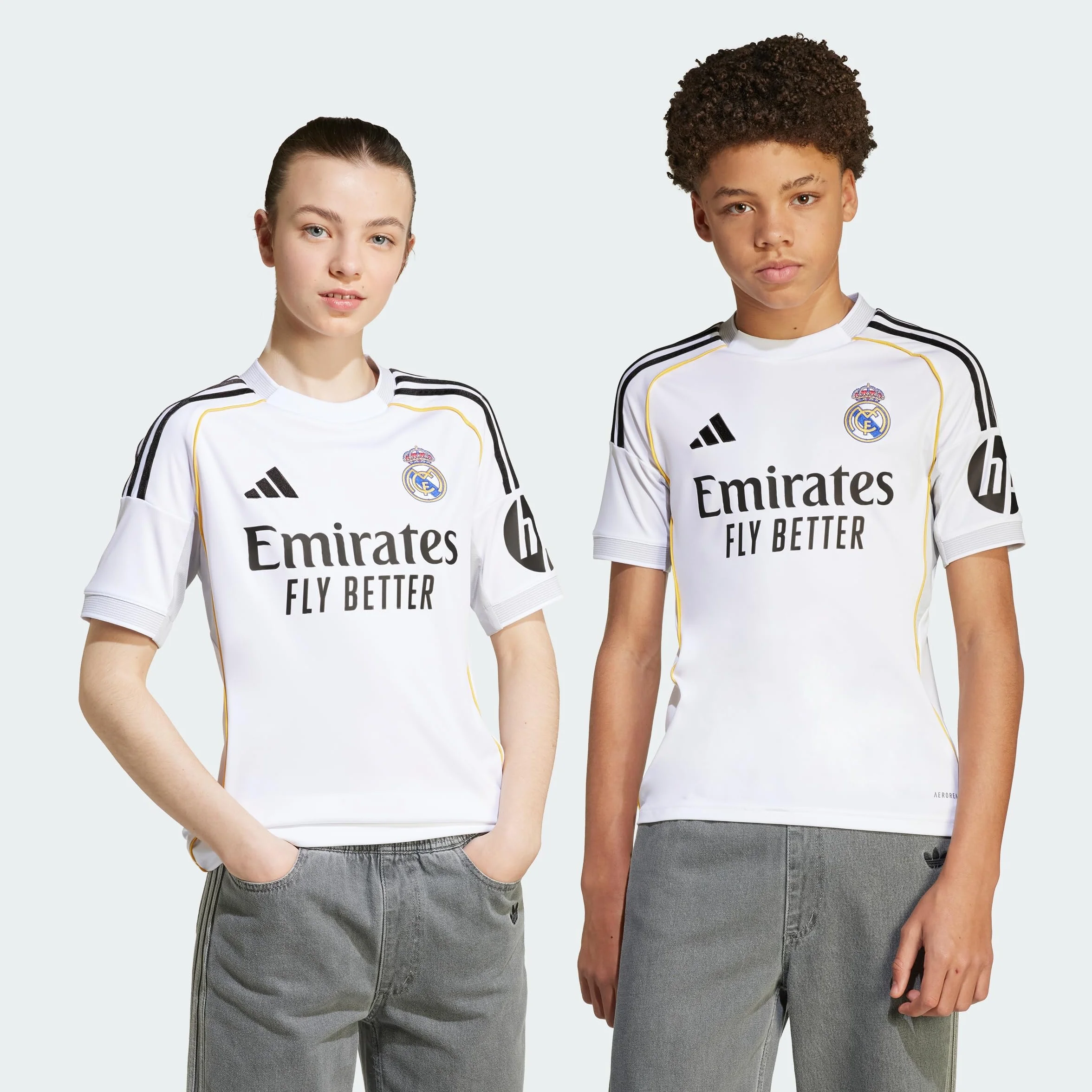 Adidas Real Madrid Home T-Shirt Unisex Bambini Ragazzi
