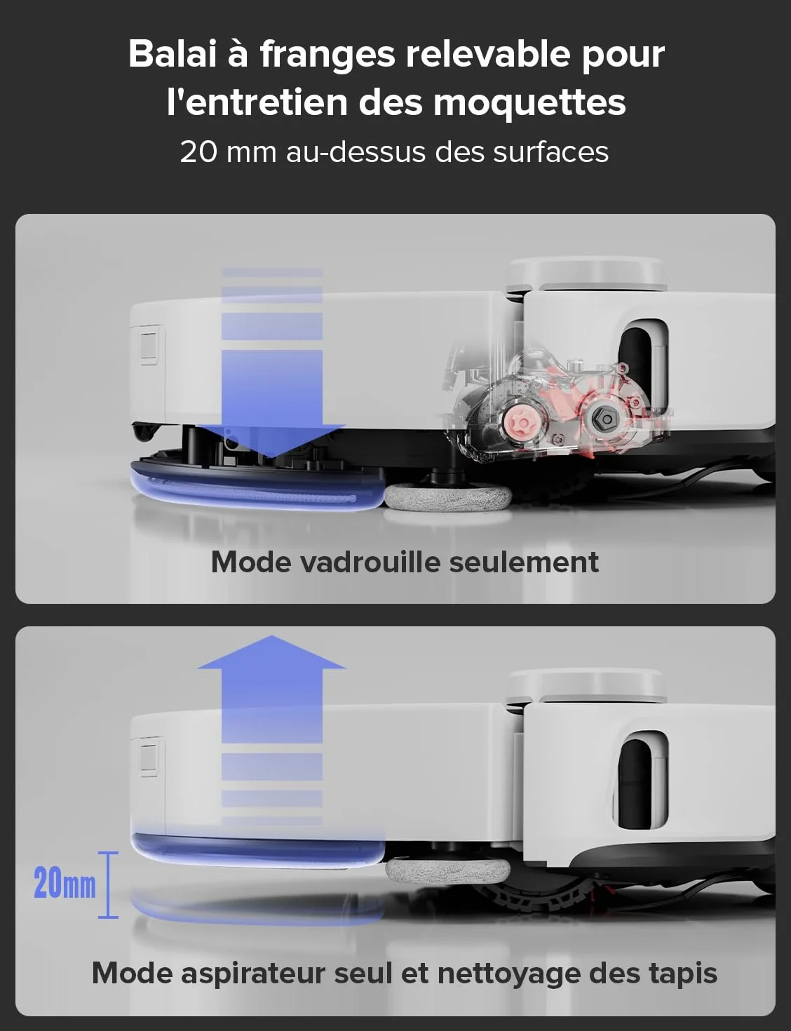 Roborock S8 MaxV Ultra Robot odkurzacz i mop 10000 Pa mycie gorąca woda 60°C