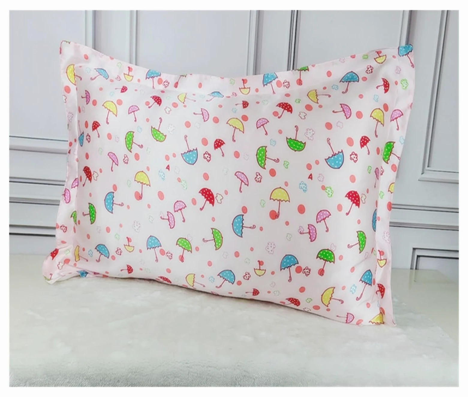 Federa in seta da 19 mm, federa in raso stampata con chiusura a busta, per letto standard, queen e king size, lussuosa per capelli e pelle (9,48 x 74 cm)