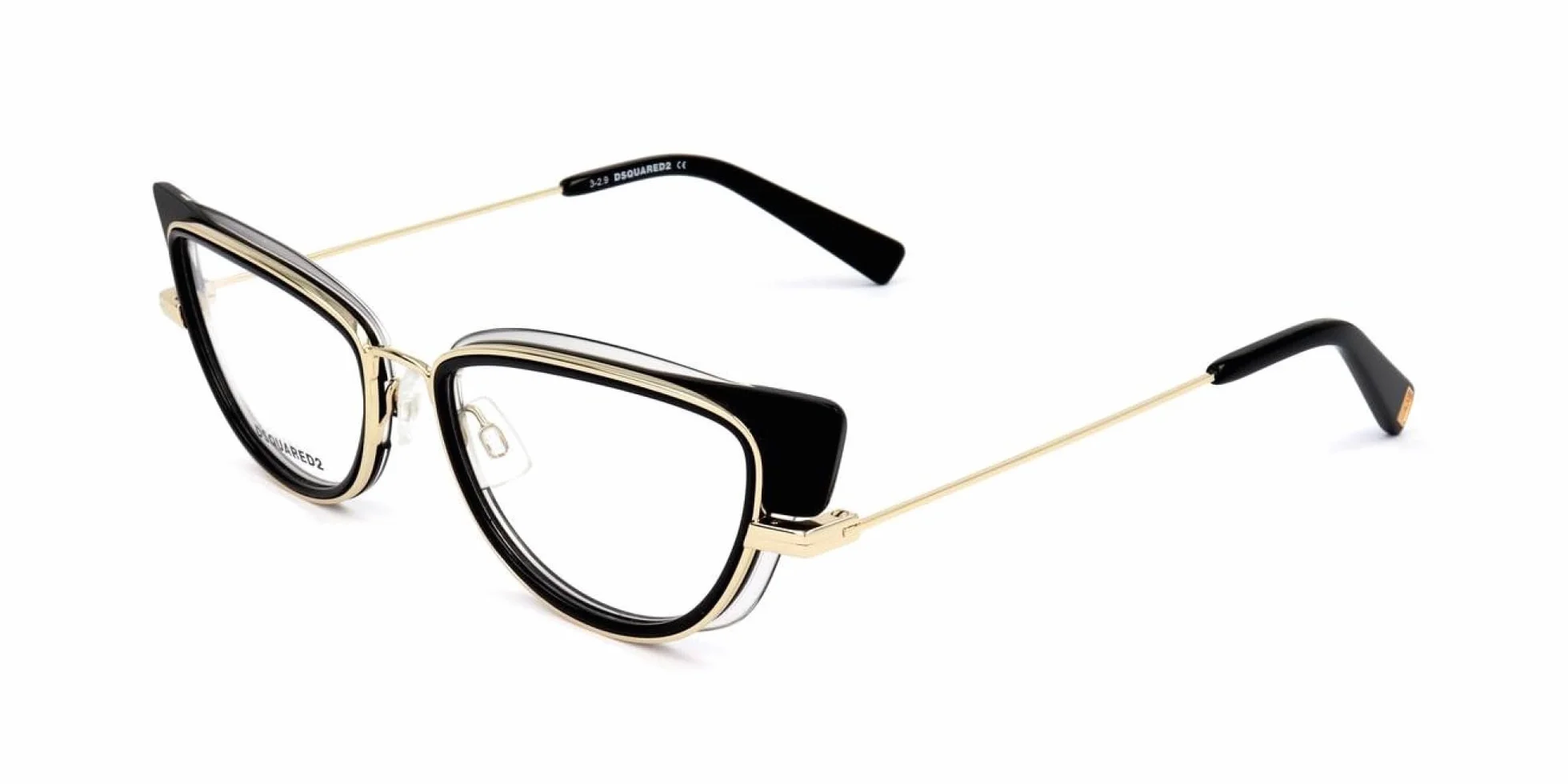 DSQUARED2 DQ5303 Oprawka Shiny black 54/17/140 Damskie