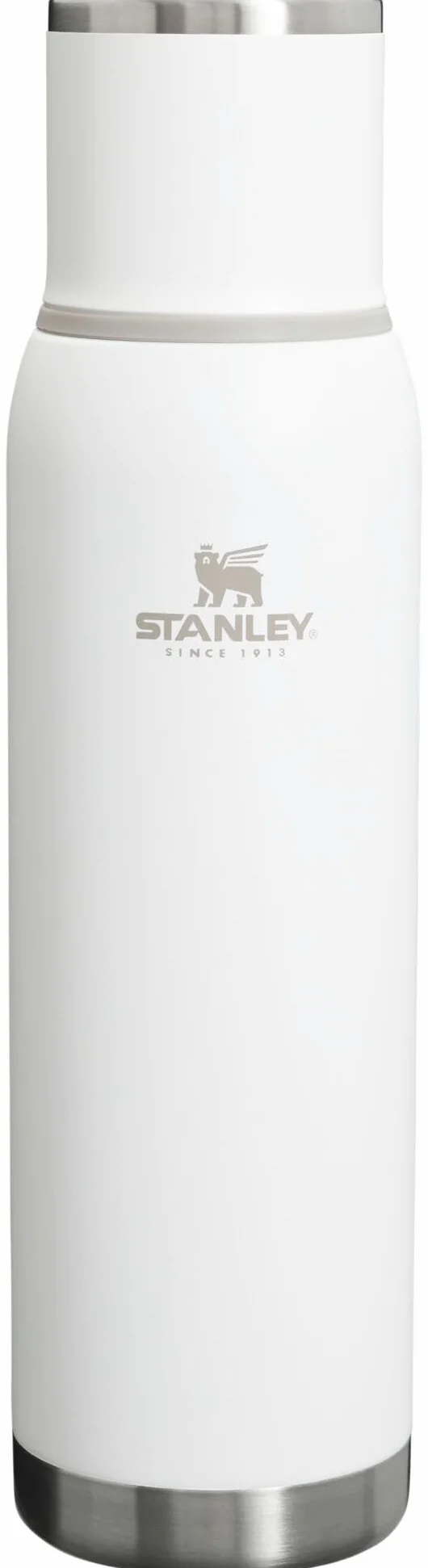 Stanley Adventure-to-Go - Borraccia termica da 0,5 l, apertura larga con coperchio a tenuta stagna, mantiene le bevande calde o fredde, ripiegabile per i viaggi, bottiglia termica termica in acciaio