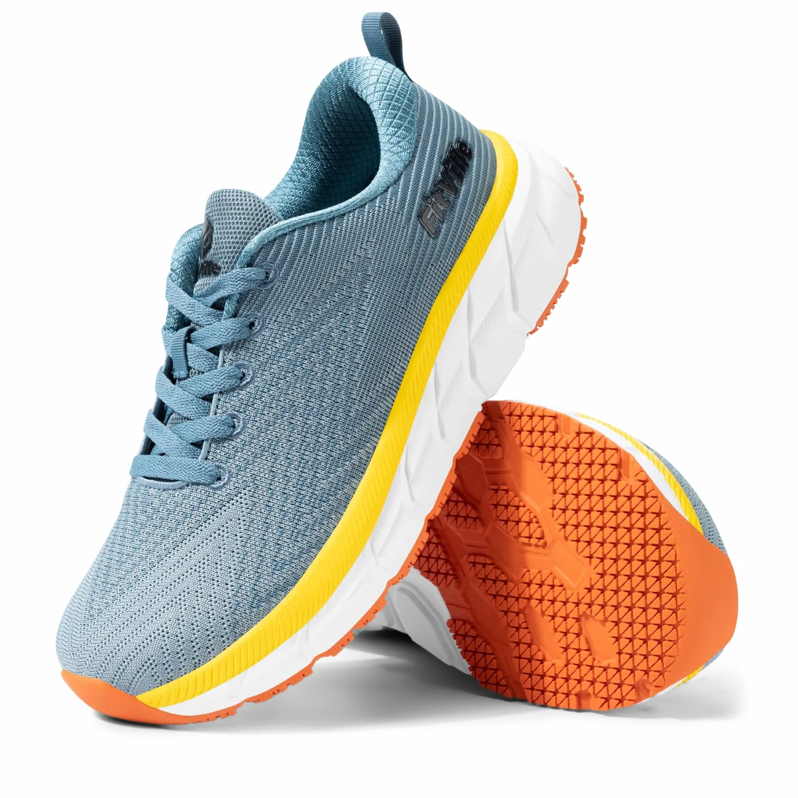 FitVille Scarpe da Running Uomo Pianta Larga Sneaker Leggere Traspiranti Jogging