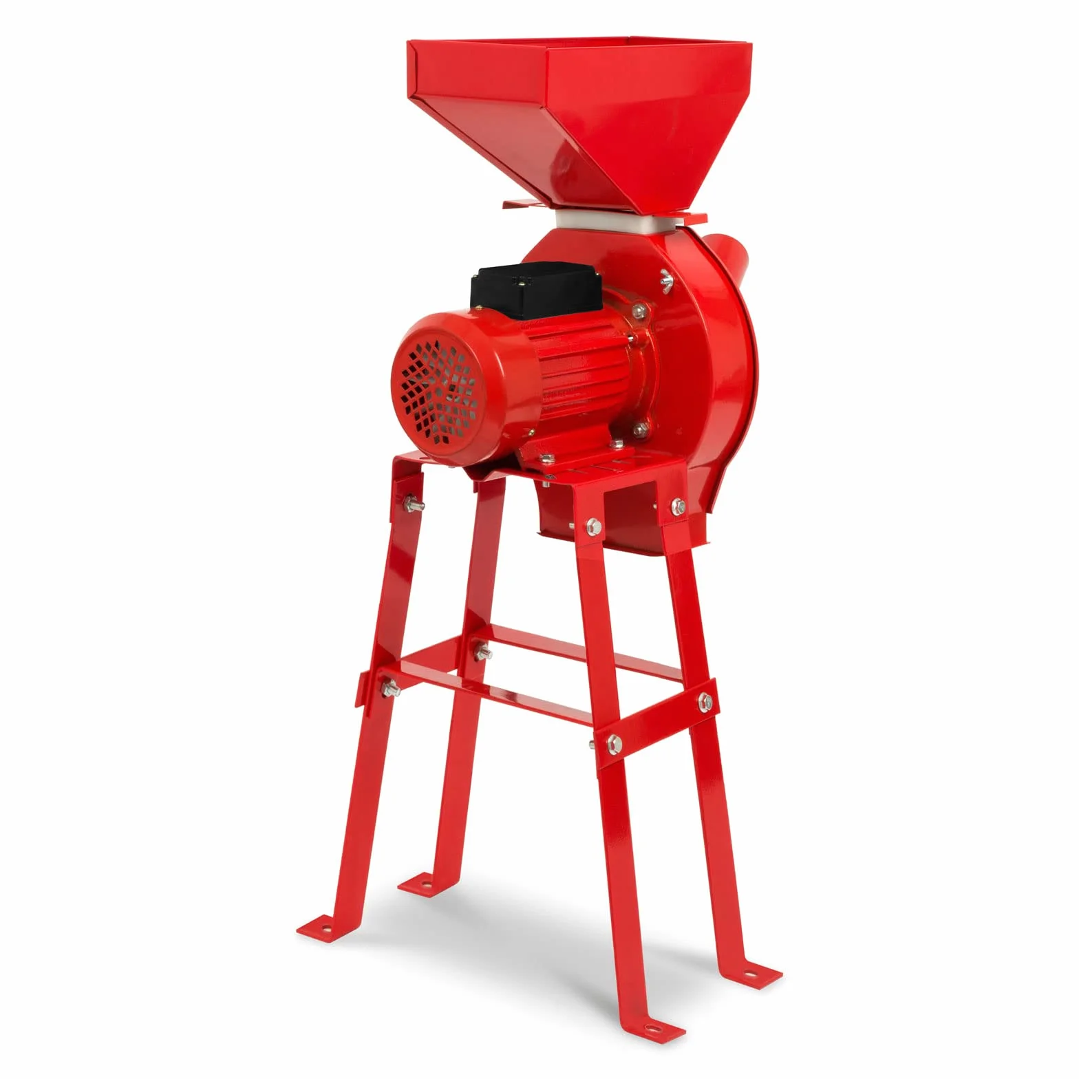 EBERTH Mulino elettrico per cereali con potente motore da 1100 watt, portata 240 kg/h, macina con lama affilata in acciaio inox, quattro setacci e base, frantumatore per cereali