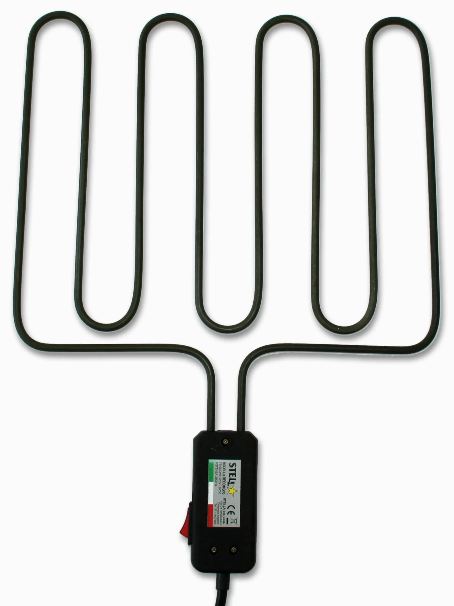 Bistecchiera griglia elettrica in acciaio inox 2700 Watt Made in Italy La Stella - G10
