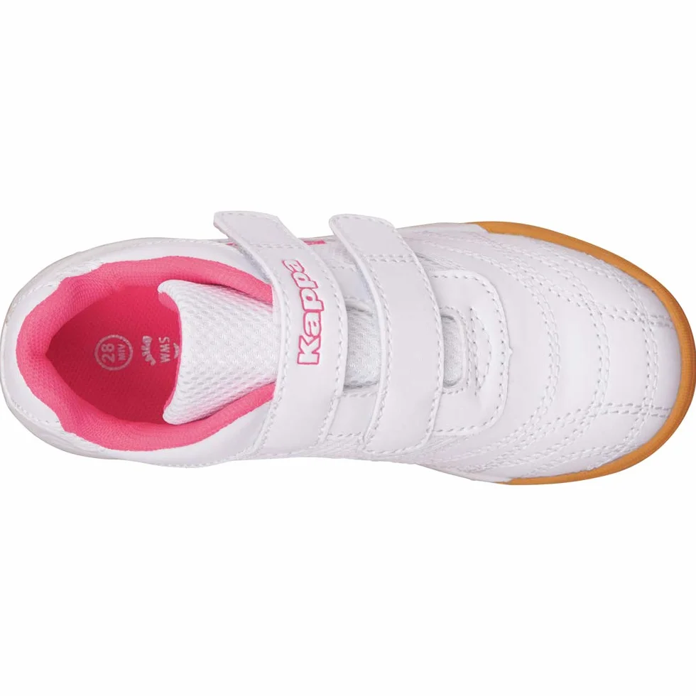 Kappa Kickoff Scape sport indoor Unisex bambini ragazzi Bianco white l'pink 37 EU