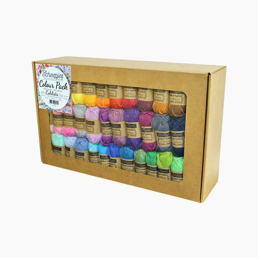 Scheepjes - Scheepjes Cahlista Colour Pack - 109 x 15 Gram (1 Box)