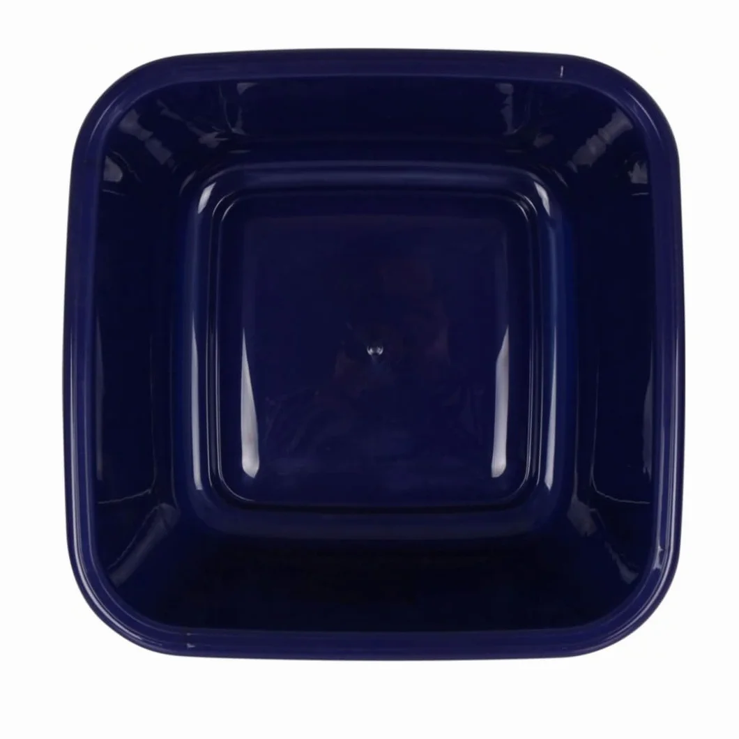 PARENCE.- Bacinella quadrata 6L – Vaschetta di lavaggio compatta in plastica ad alte prestazioni 30 cm | Lavabo multiuso per stoviglie, casa, lavanderia o giardino | Prodotto in Europa