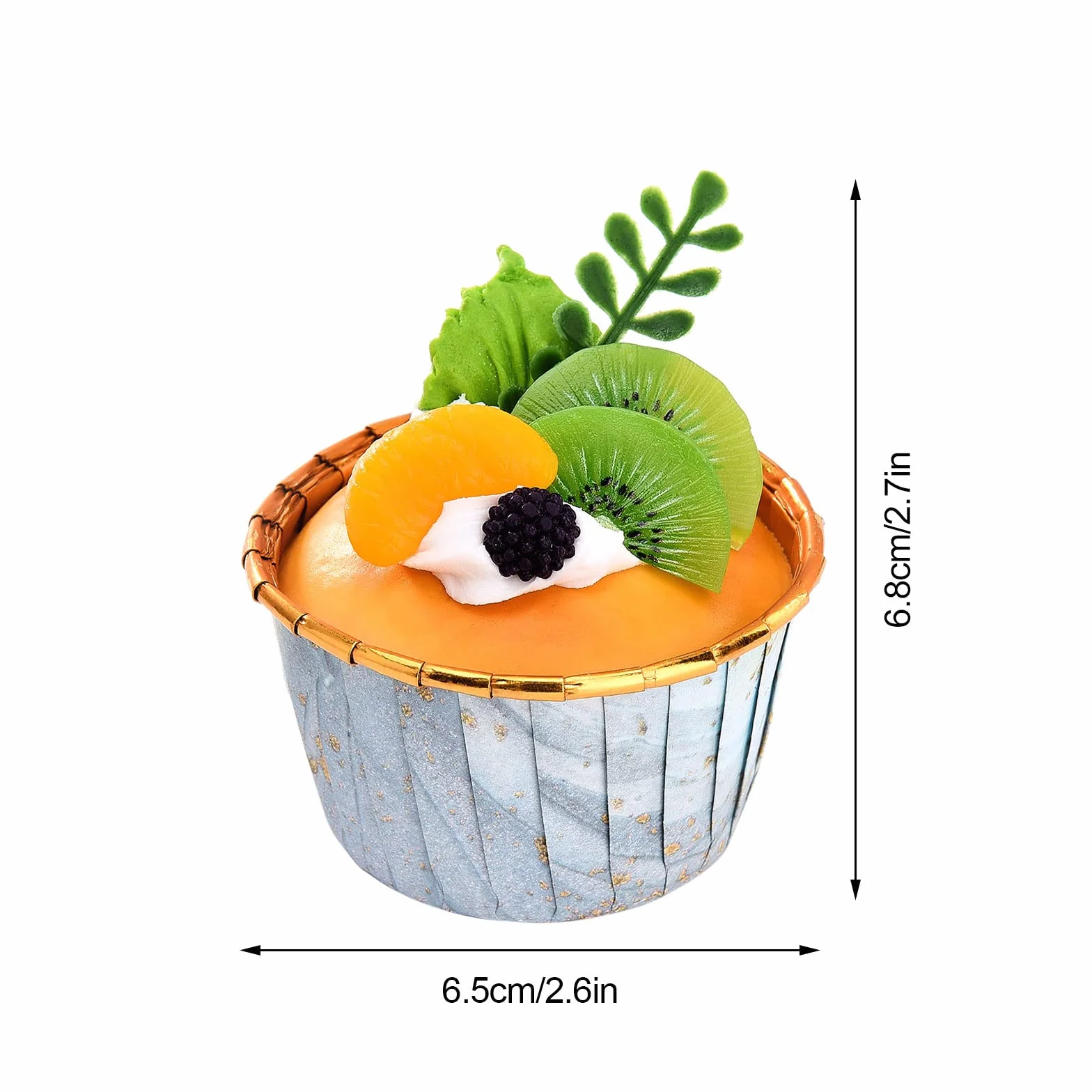 Cupcake Finti per Torta Artificiale, Decorazione Fotografia, Replica Finta (6)