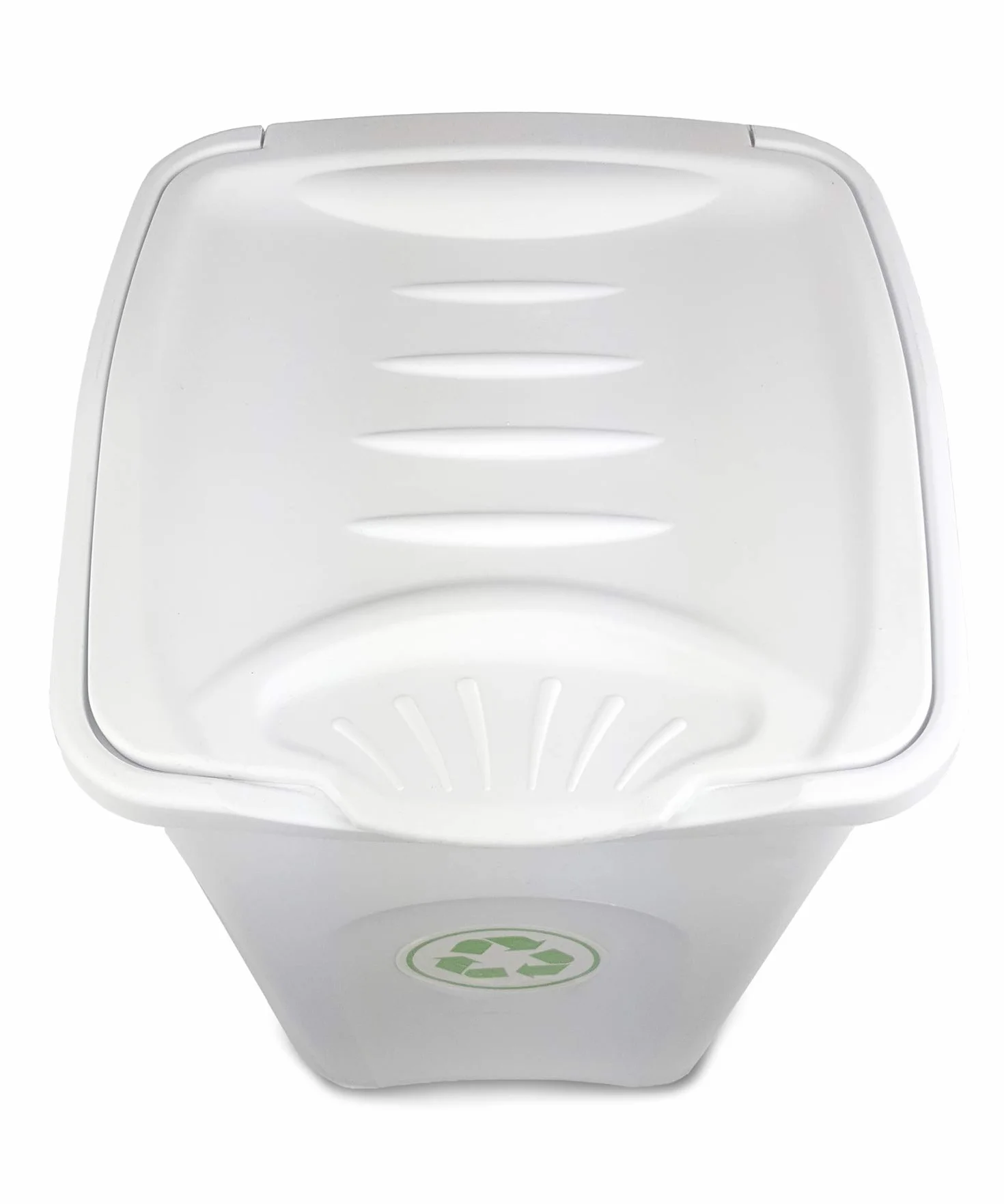 Stefanplast Pattumiera Begreen, Bianco, cm 37x37x56h