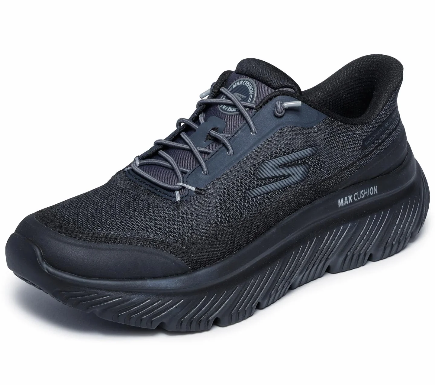 Skechers Uomo Go Walk Max Cushioning Hyper Burst Zoltar Slip-in ALLENATRICE