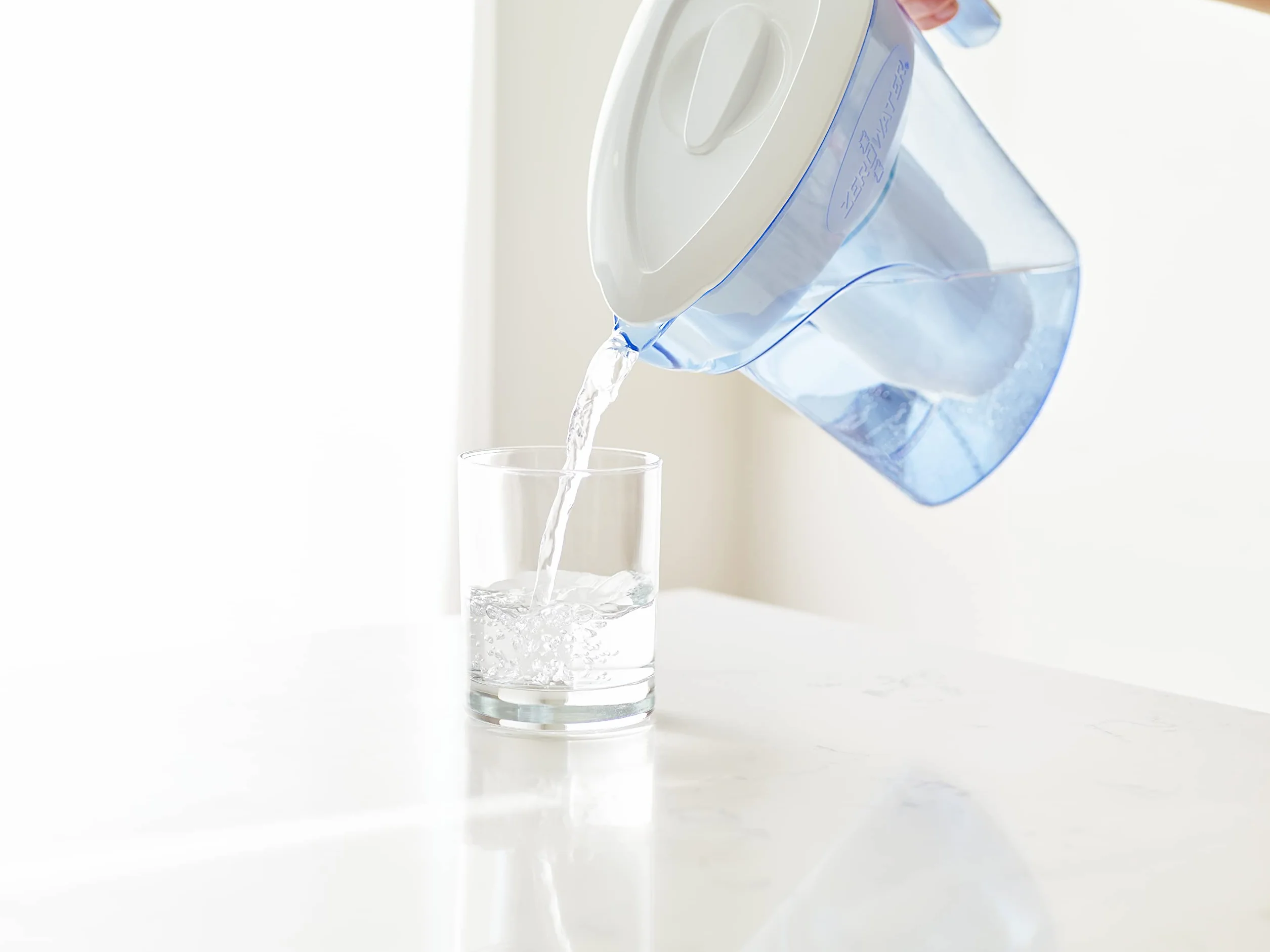 ZeroWater Filtri Caraffa a 5 Fasi NSF, Confezione da 4, Bianco