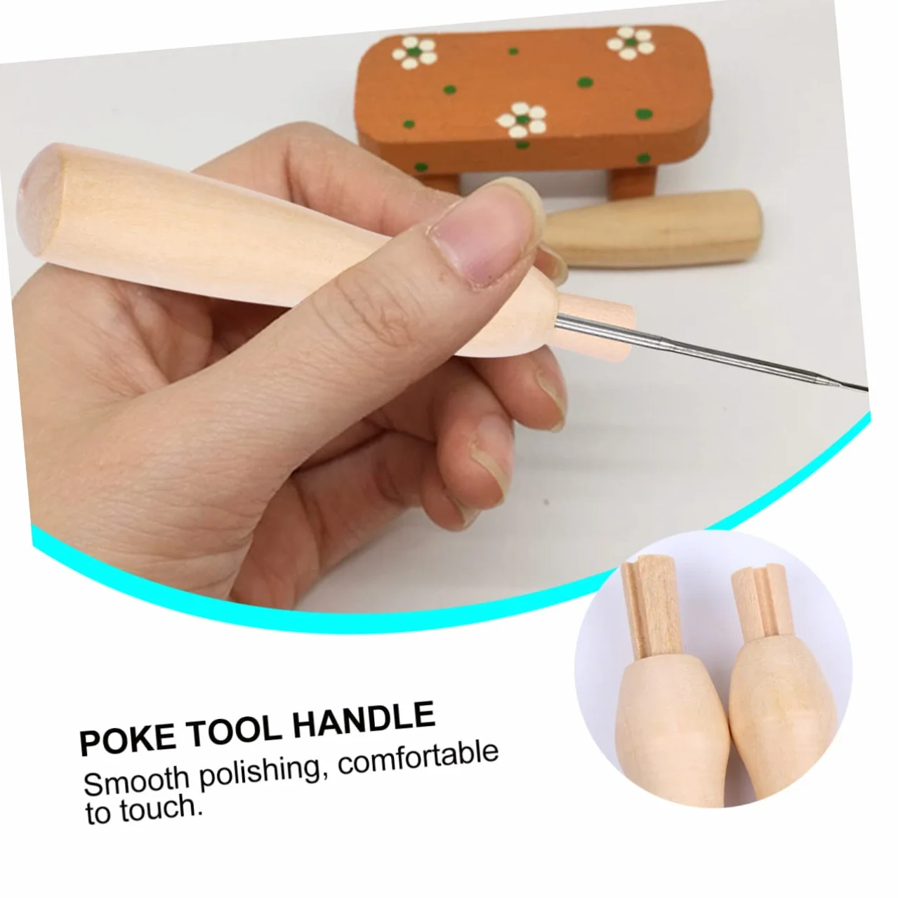 BELLIFFY Kit Di Attrezzi Per Infeltrimento Ad Ago 15 Pezzi Manico Di Legno Bambù