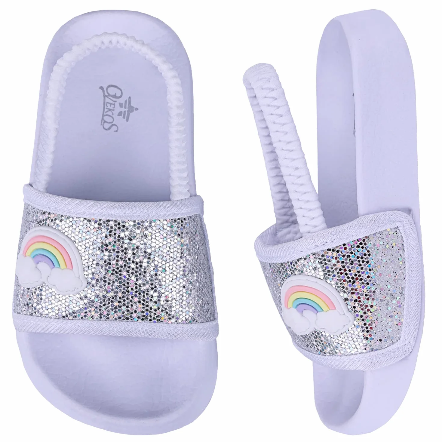 Youecci Ciabatte da Spiaggia per Bambini Pantofole da Bagno Ragazzi Ragazze Scarpe da Piscina Estive Sandali Unisex 20-31EU