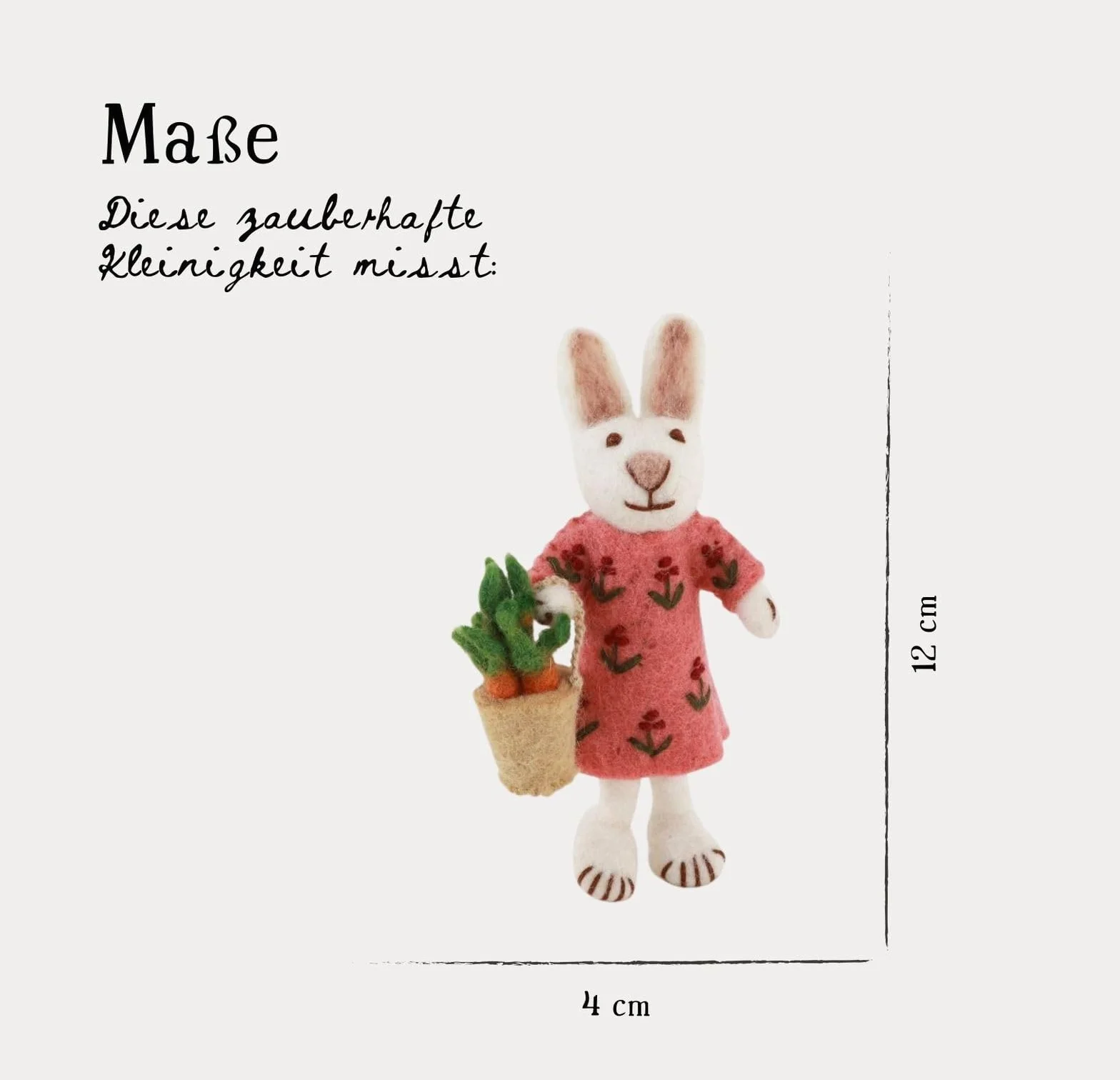 Gry & Sif Fatto a mano e certificato equo e solidale design danese elegante x artigiano nepalese | Piccolo mouse bianco - sposo e sposa | decorazione pasquale
