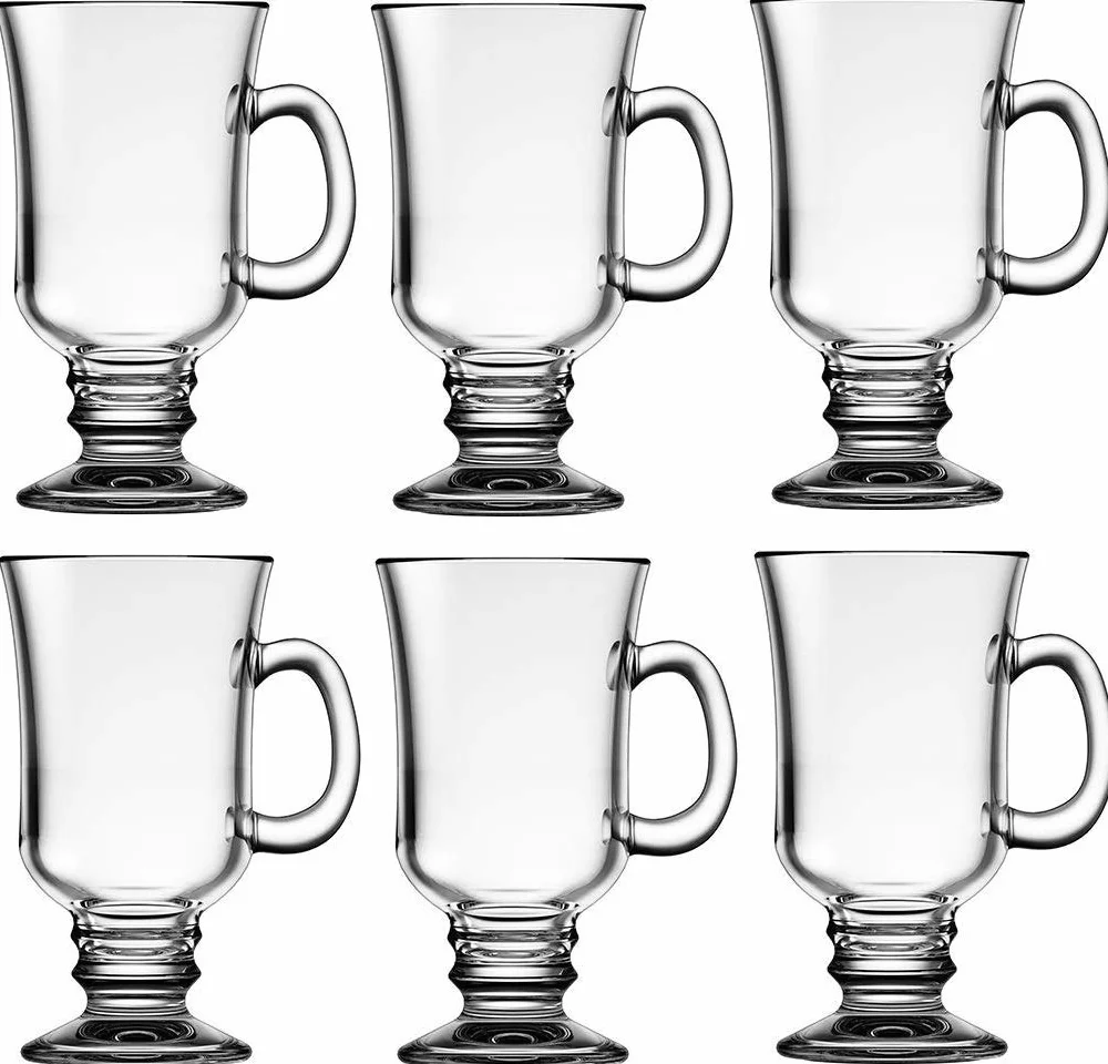 Topkapi McKahan 250.868 - Caffè irlandese, punch, vin brulé, cioccolata calda con manico, modello 44868, ~ 235 ml, 6 pezzi