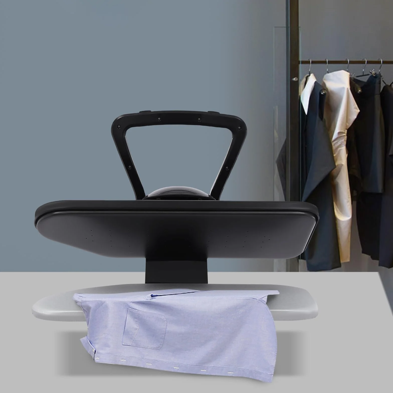 Macchina da stiro professionale, pressa a vapore intelligente con touch screen, voce Ai, 5 programmi di stiratura e regolazione della temperatura, macchina da stiro per camicie, pantaloni, lenzuola,