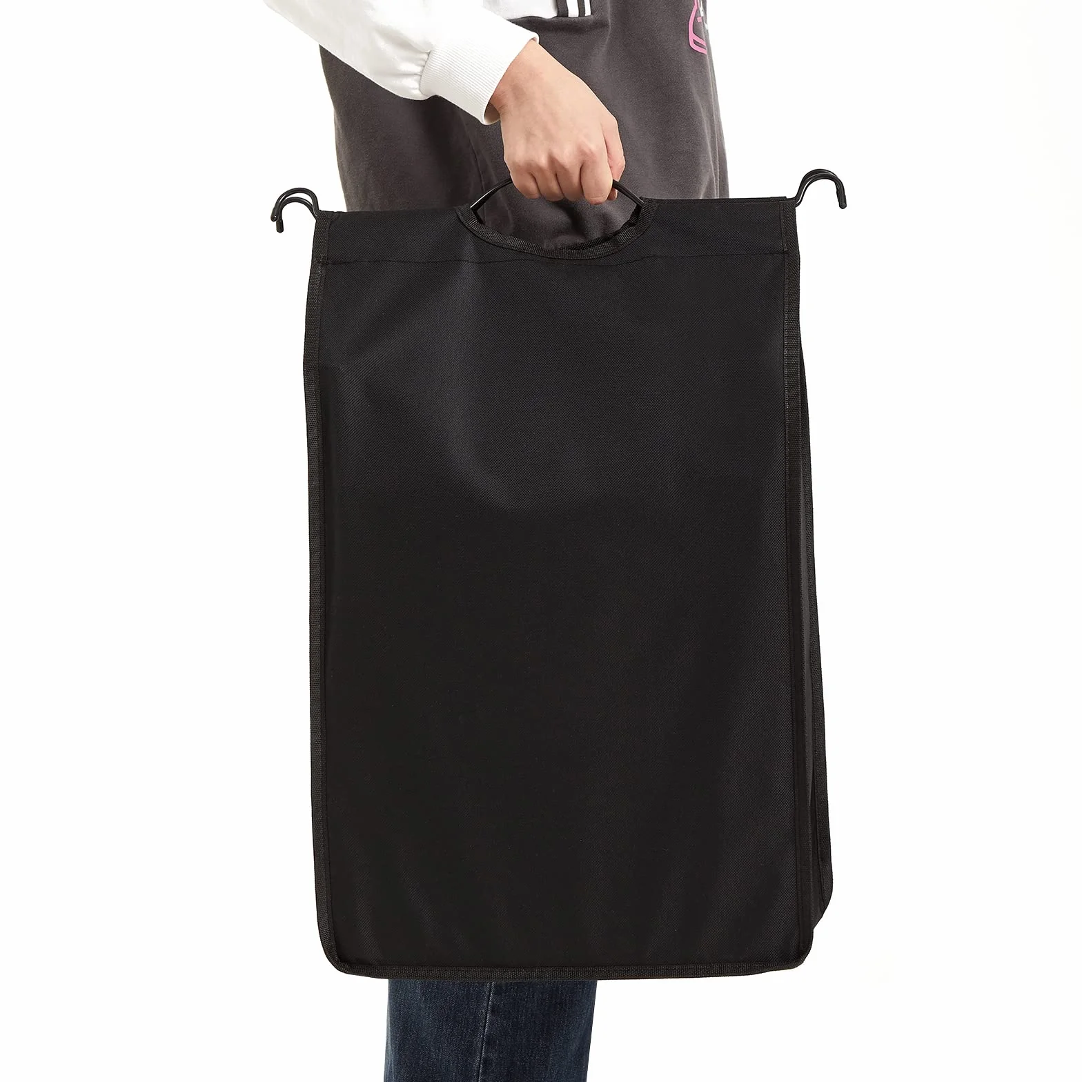 Meerveil Carrello Porta Biancheria con 3 Sacchi Rimovibili, Ceste per Bucato con Rotelle Universali