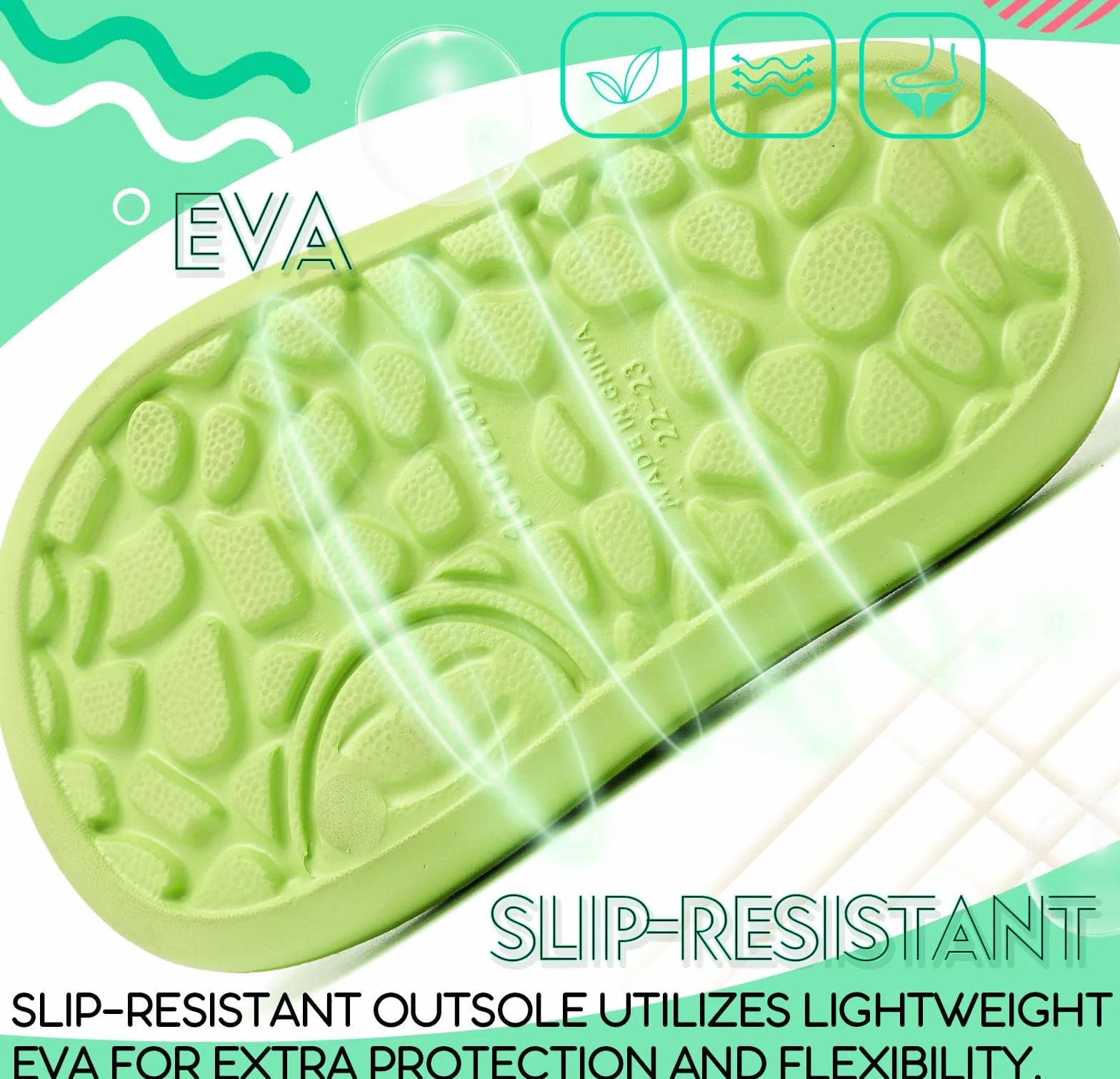 Pantofole Ultraleggere Antiscivolo Sandali Eva Infradito Estive 20-36 EU