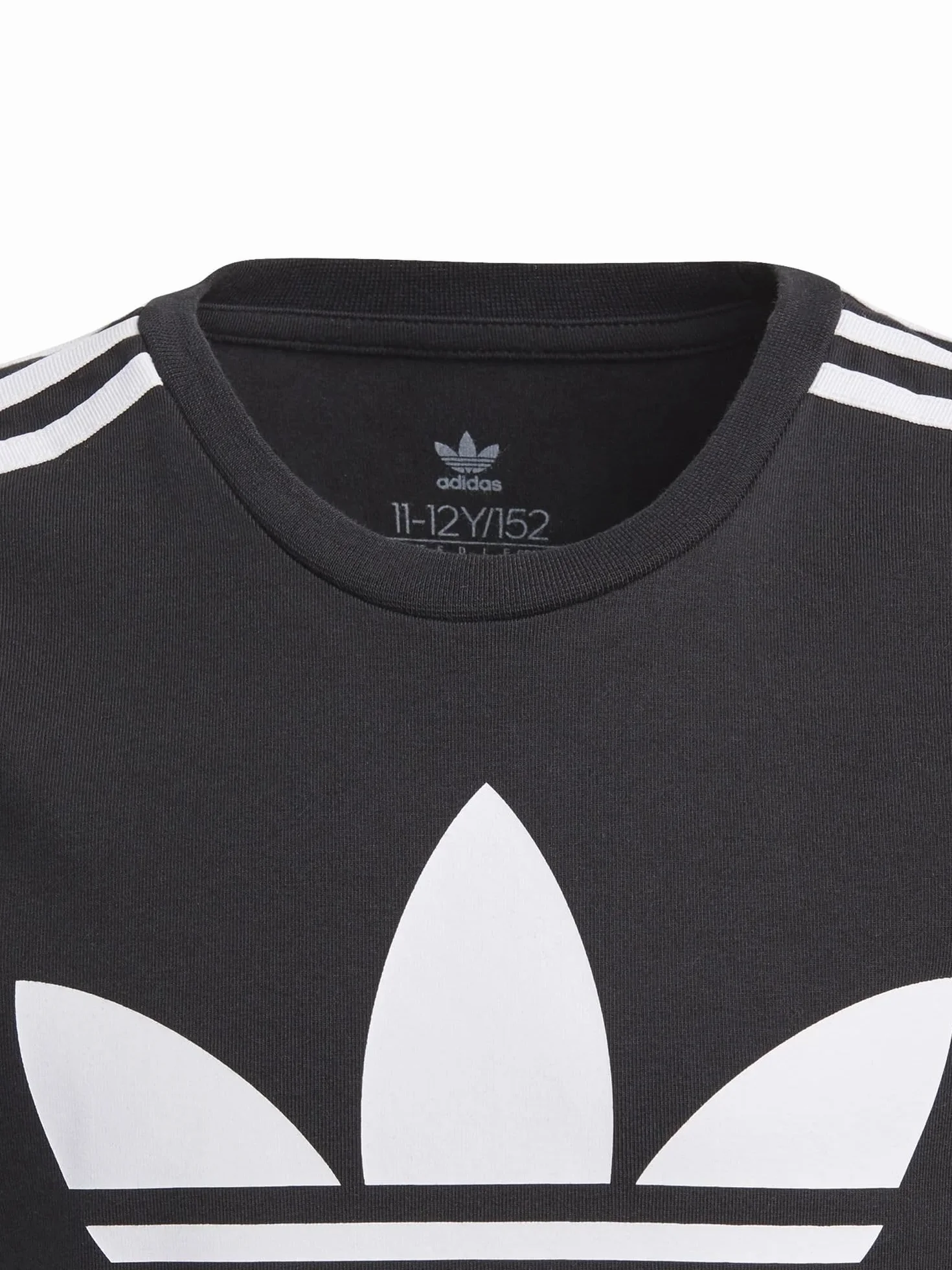 ADIDAS Adicolor Dress Abito Unisex Bambini Black White 7-8A