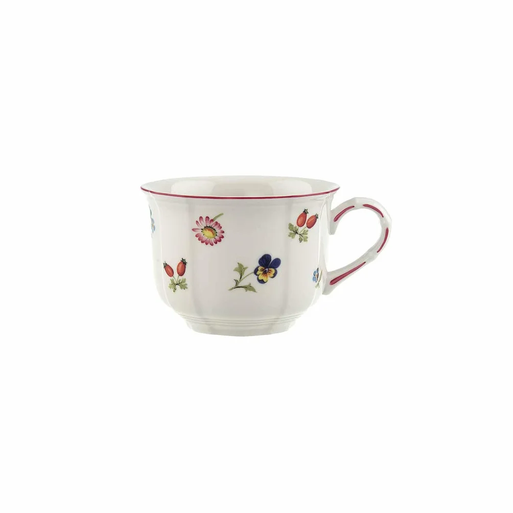 Villeroy & Boch Petite Fleur Tazza, 350 ml, Altezza: 7.5 cm, Porcellana Premium, Multicolore, 6 unità