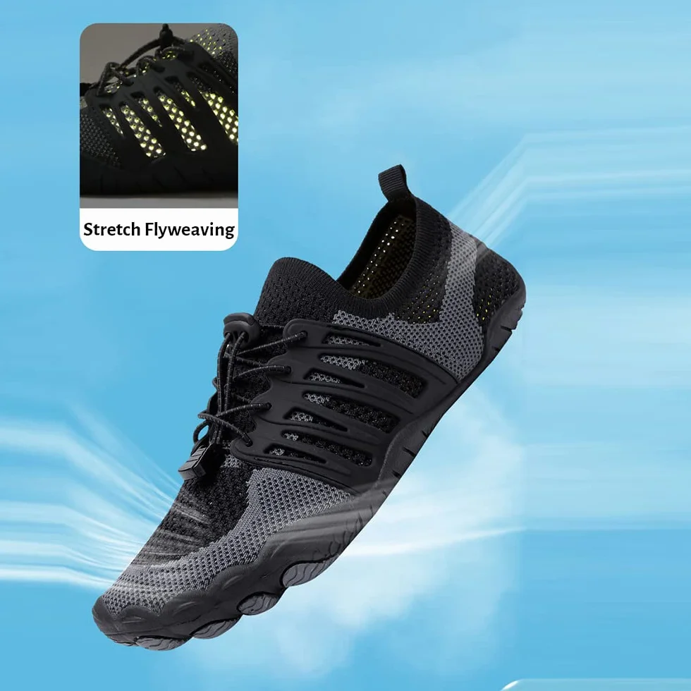 Scarpe Sport Acquatici da Uomo e Donna Antiscivolo con Drenaggio per Spiaggia Surf Yoga