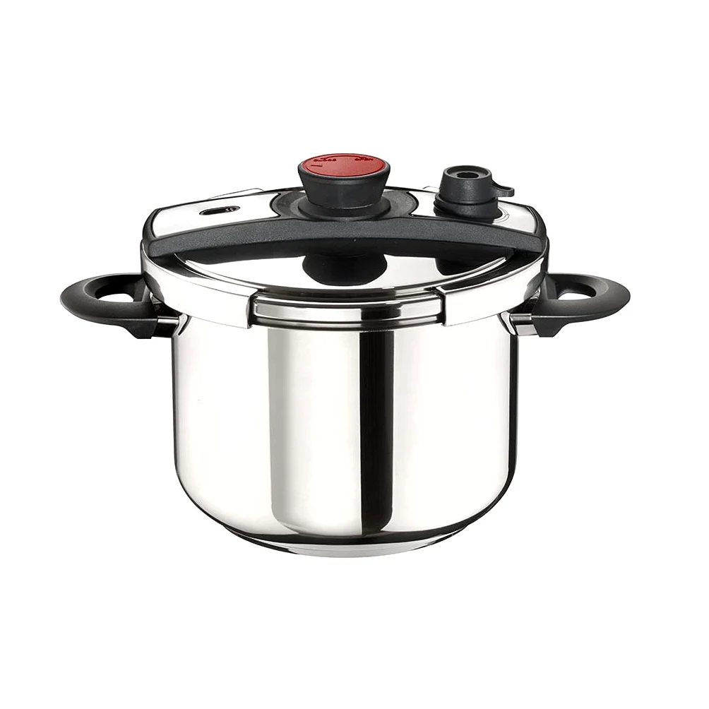 Pintinox, Pentola a Pressione Pro, Acciaio Inox, Adatta all'induzione, 6 Litri.