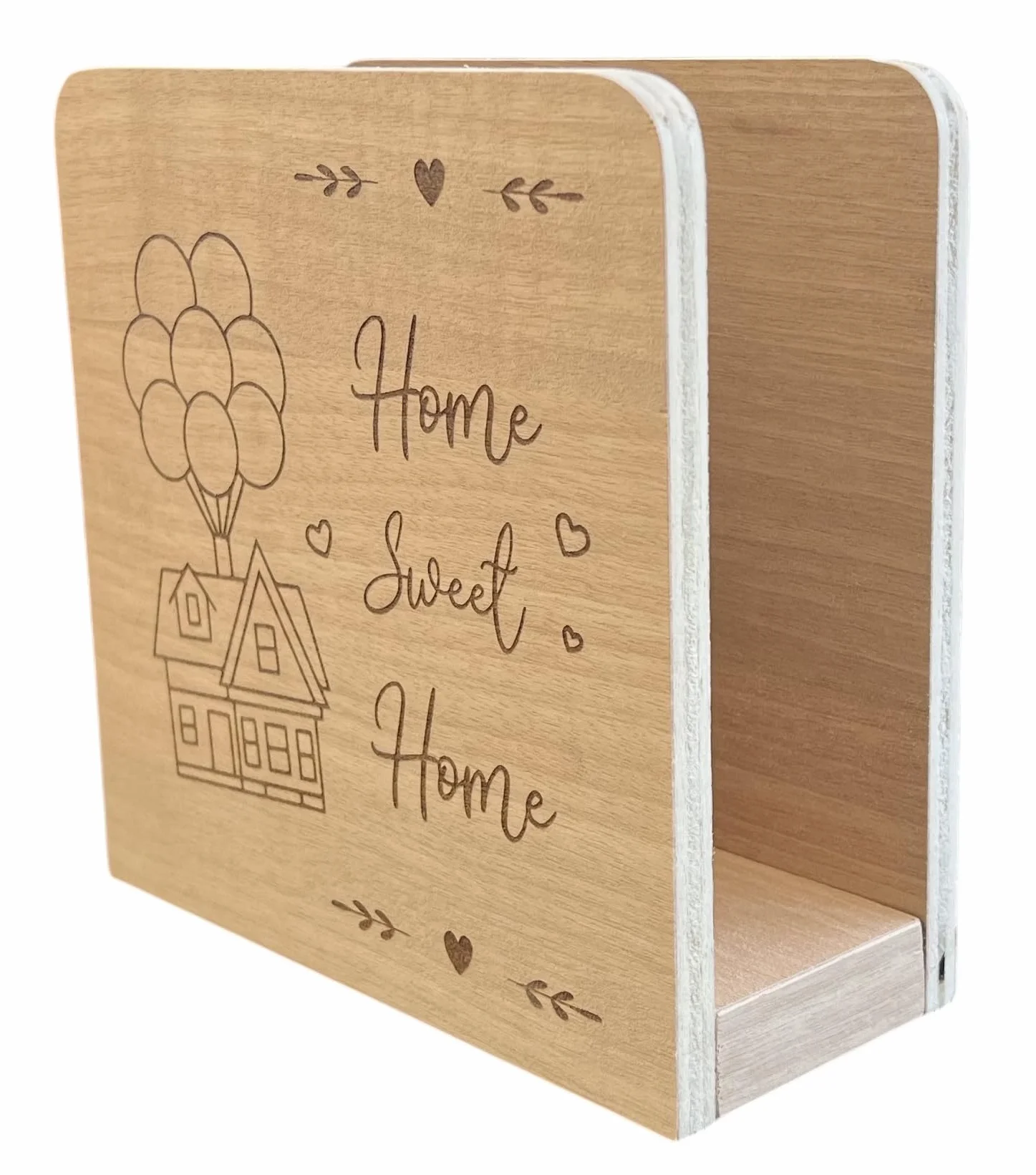 Portatovaglioli da tavola in legno design moderno Home Sweet Home idea regalo cucina nuova casa
