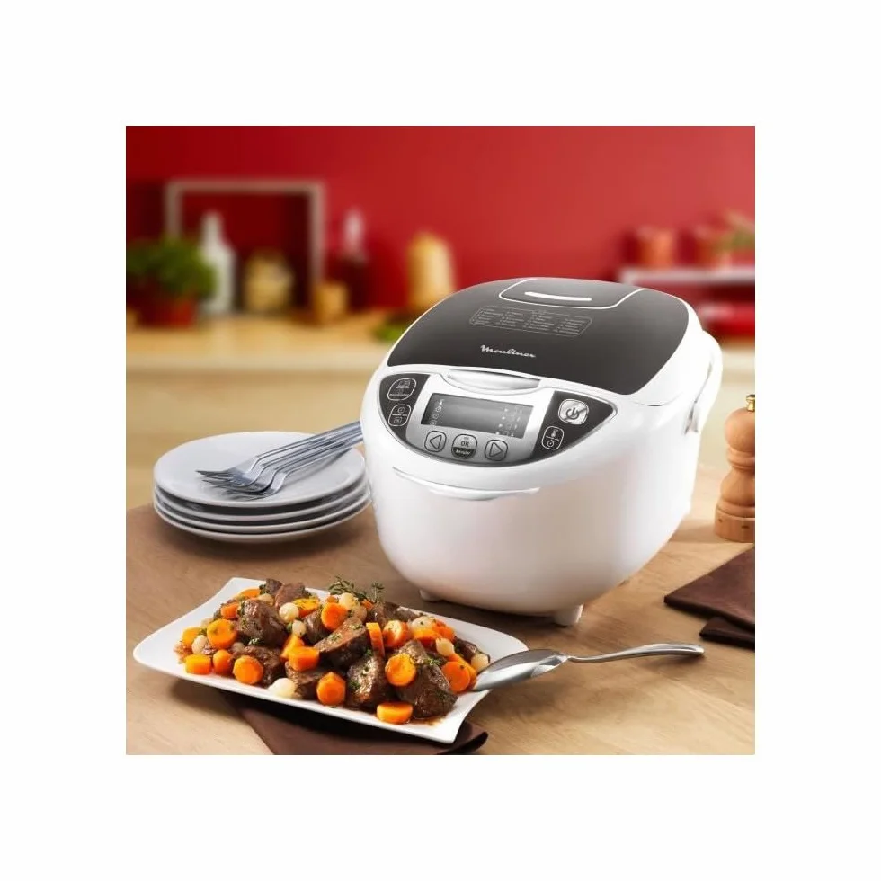 Moulinex MK708E10 - Multicooker 15 in 1, colore: Bianco