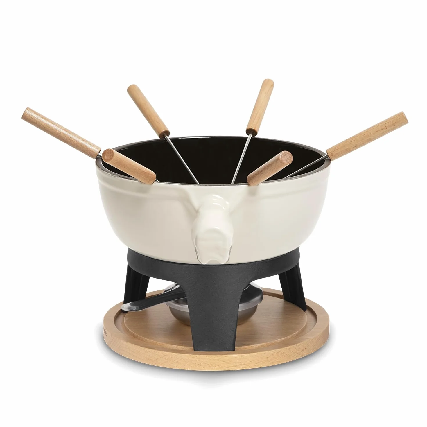 Apparecchio per fonduta in ghisa Mont Blanc