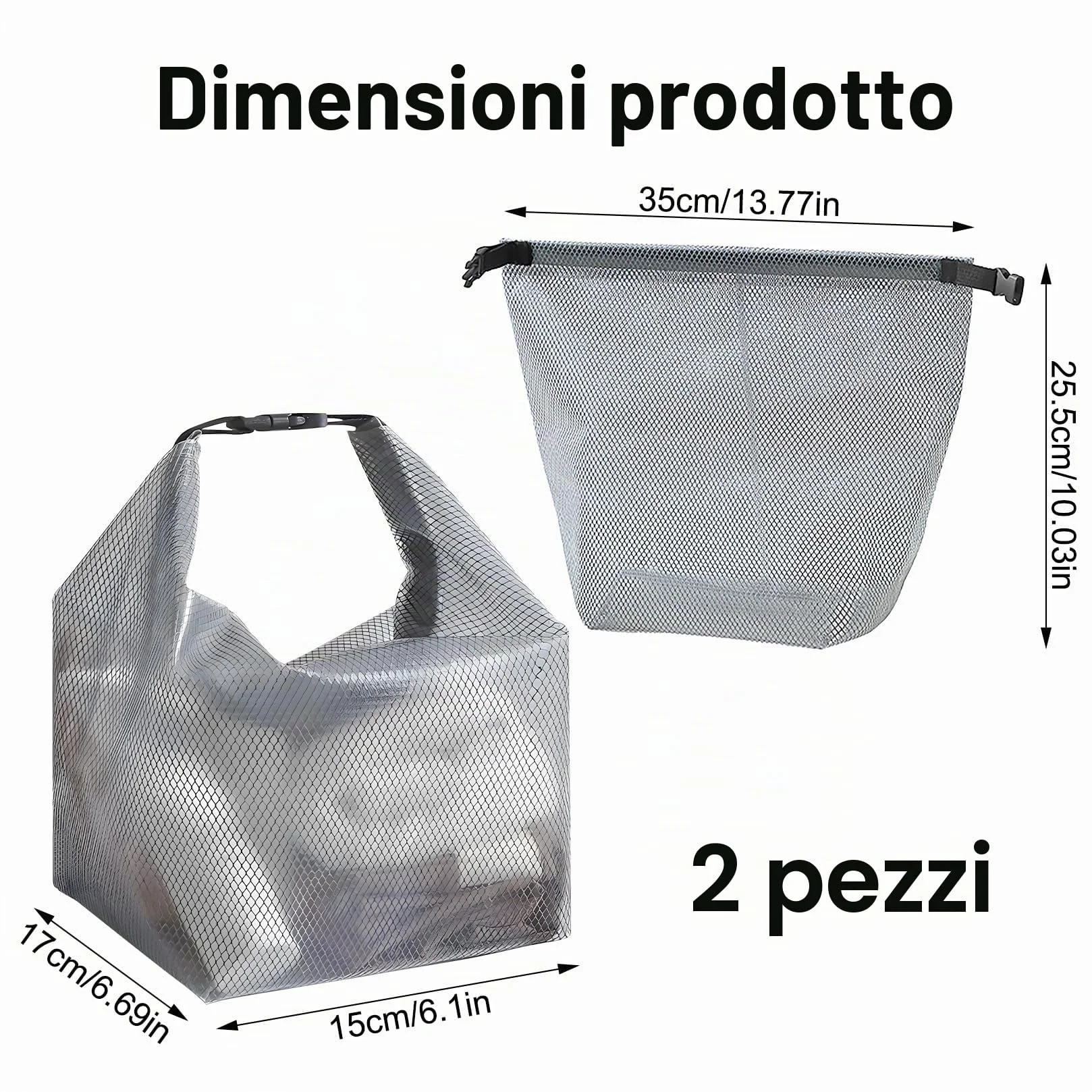 2 Pz Borsa Cosmetica Impermeabile, Pochette Trasparente da Viaggio, Pochette Viaggio Impermeabile, Grande Borsa da Toilette da Trucco da Doccia in EVA per Campeggio, 35 x 15,5 x 27,5 cm