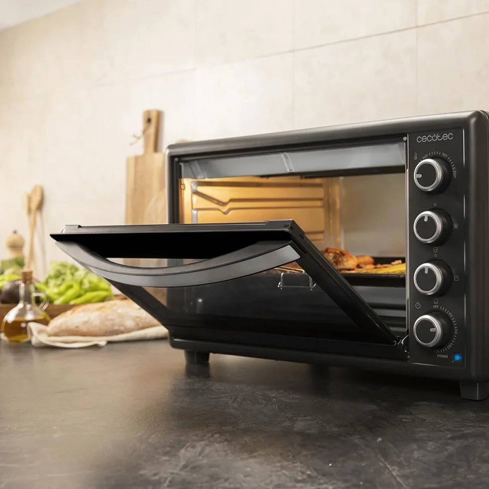 Cecotec Piec Konwekcyjny 60L Bake&Toast 6090 Black Gyro 2200W 12 Funkcji 230°C Podwójna Szyba