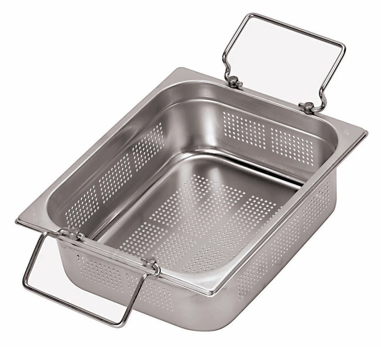 Gn 1/1 Forata M/Snod. Cm 53x32,5x10 Serie Gastronorm Inox