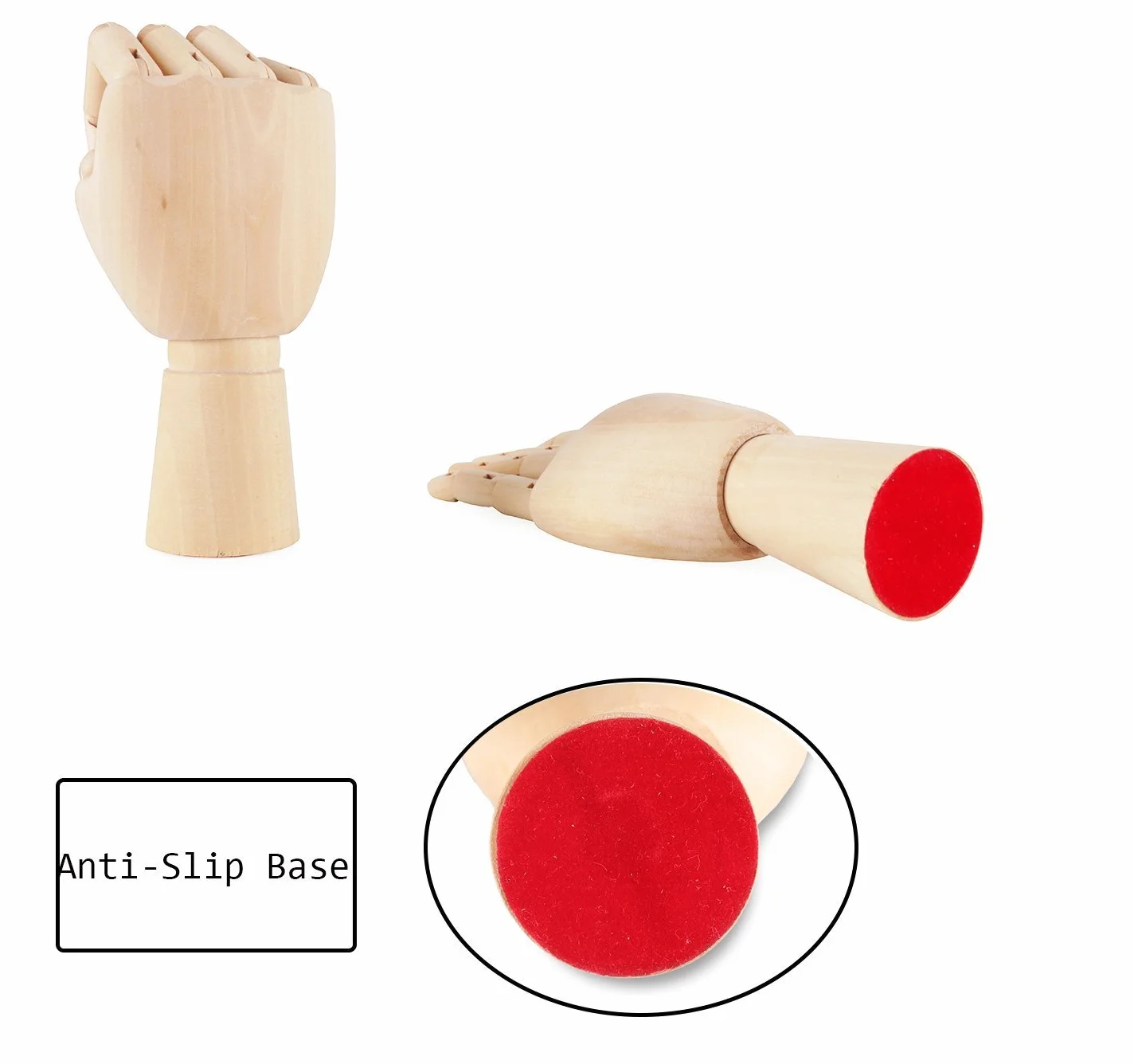 Nicwhite Manichino di Legno a Mano Snodato Articolato 10" 12" 7" per Disegnare