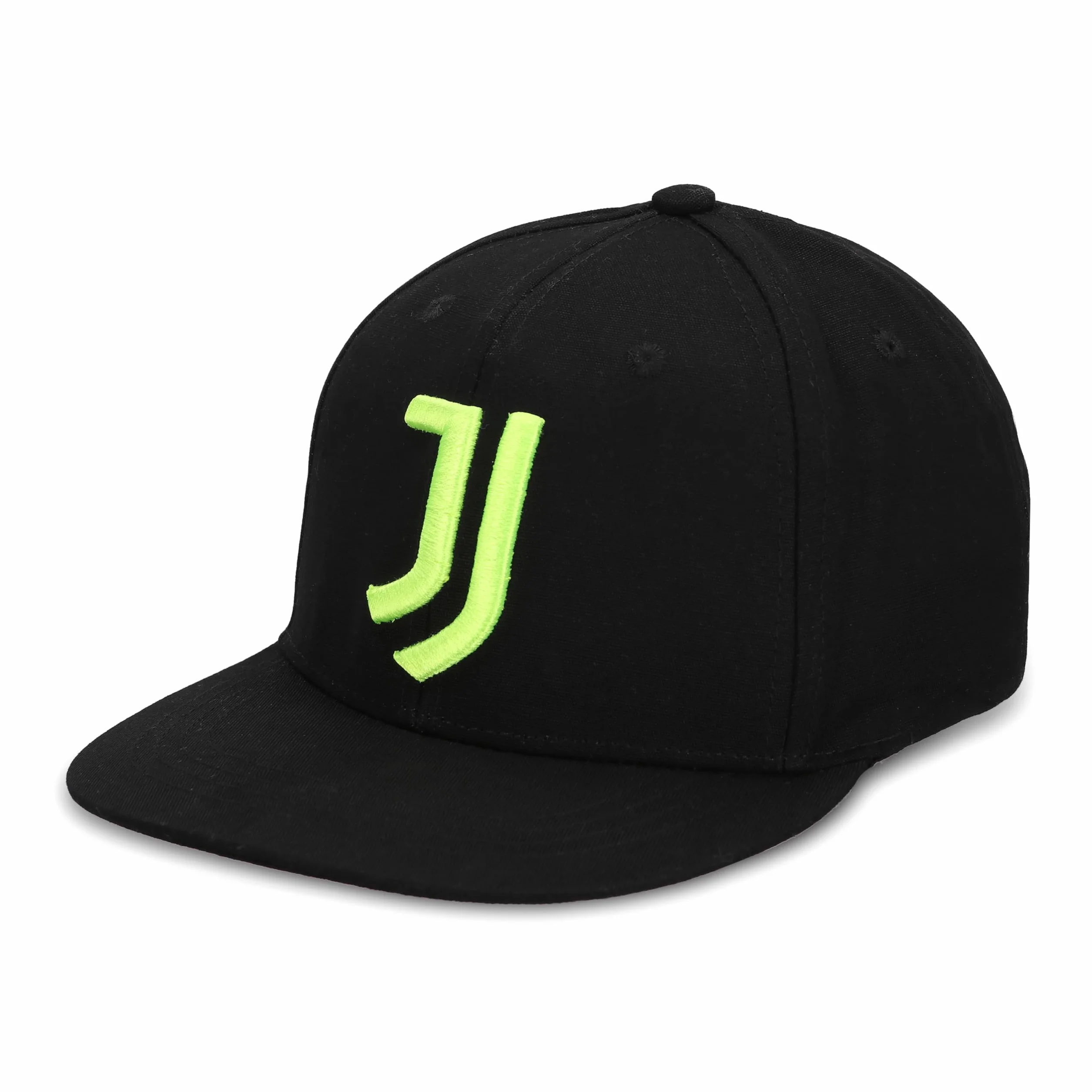 Juventus Cappellino Icon Visiera Logo Ufficiale Nero Ragazzo