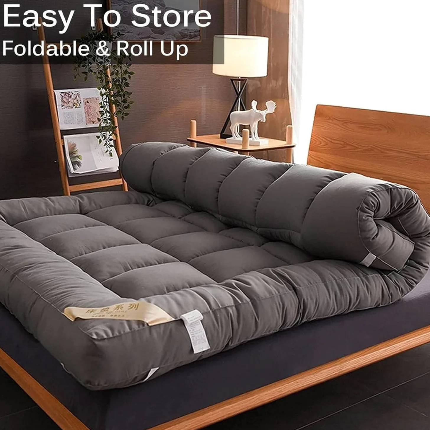3,150x200cm(59x79 inch),WNRLL Materasso da pavimento Materasso futon Thicken Mat Sonnifero Materasso pieghevole Roll Up Materasso Materasso Materasso Materasso Materasso Materasso Materasso Materasso