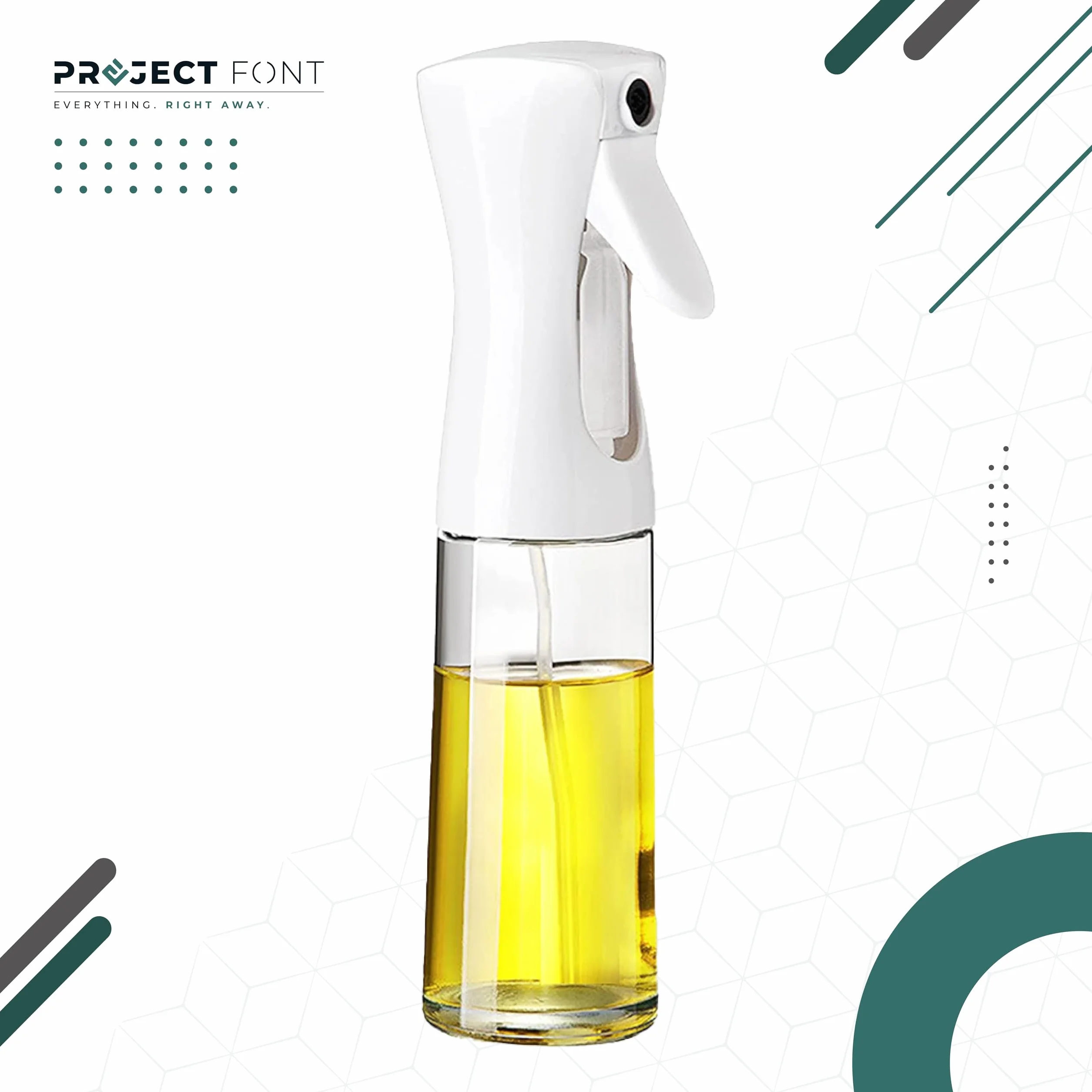 Spray Olio Alimentare 500 ml Vaporizzatore da Cucina Nebulizzatore per Friggitrice Ad Aria Ricaricabile